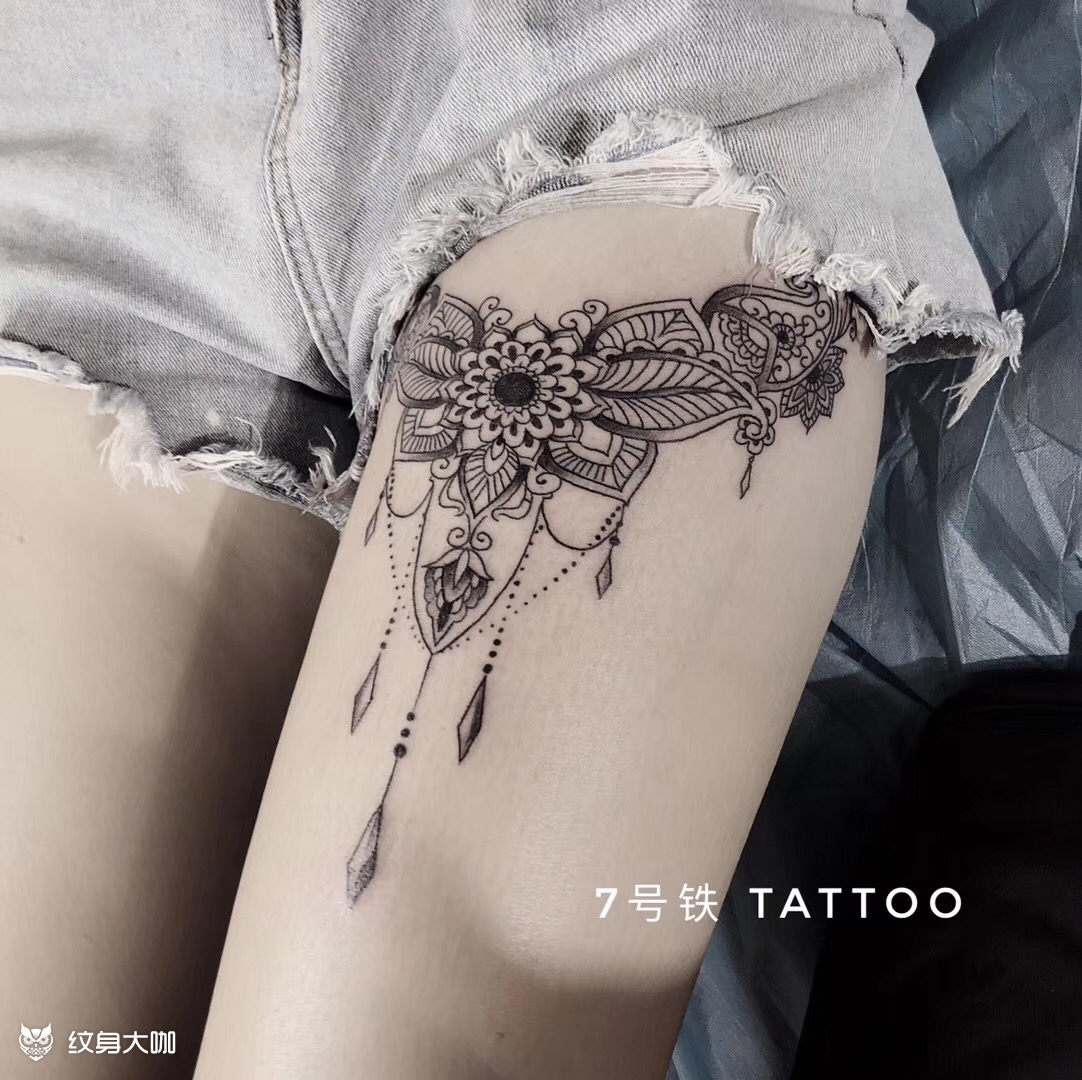 繁花_纹身吧社区 - 纹身大咖