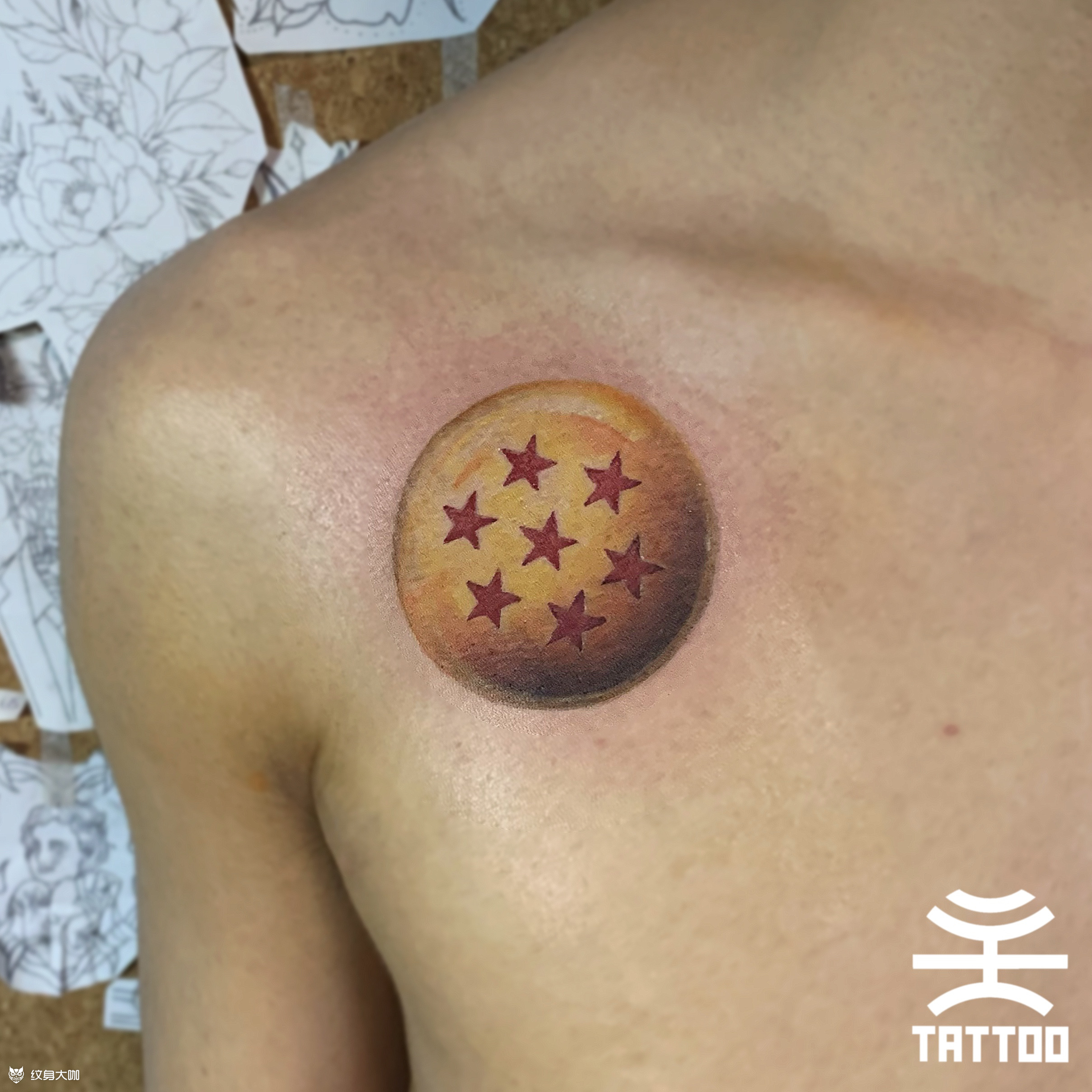 七龙珠_纹身图案手稿图片_阿猫 阿狗的纹身作品集