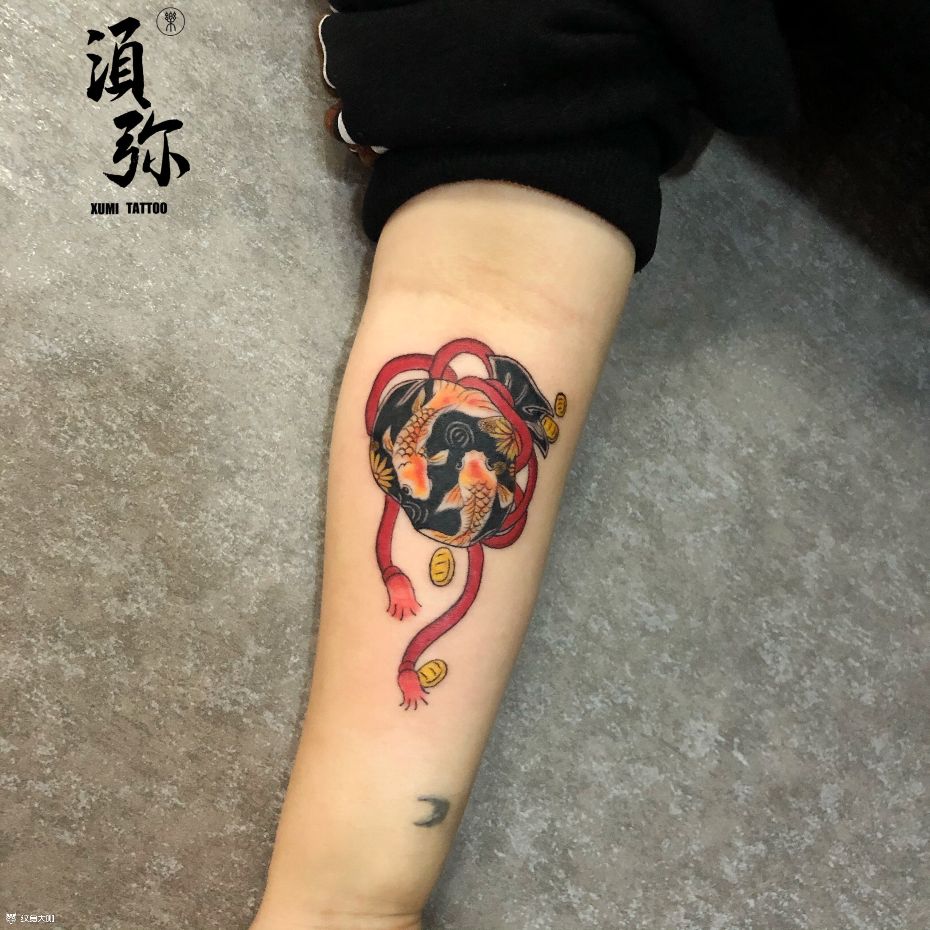 钱袋_纹身图案手稿图片_乐.乐的纹身作品集