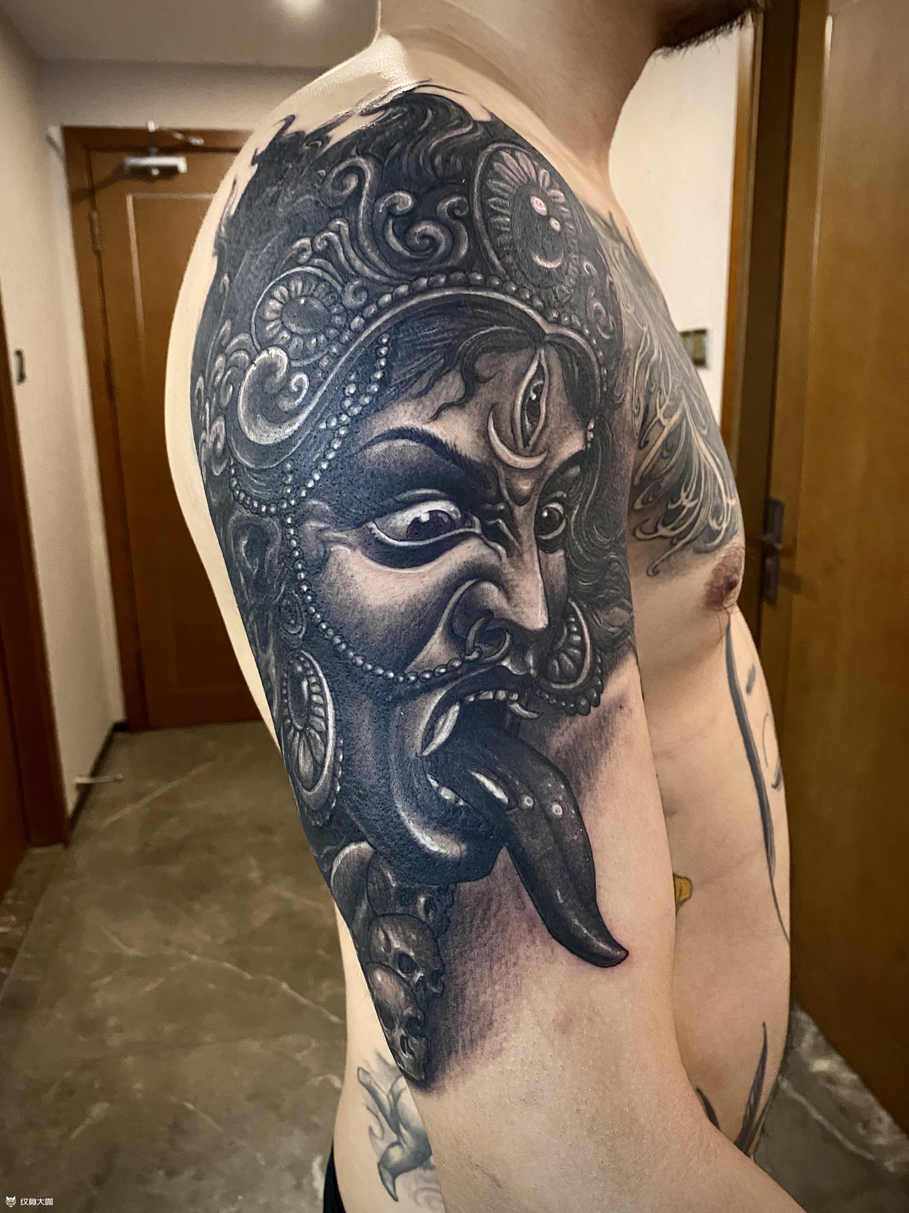 传统佛教题材湿婆 耗时5:5_纹身吧社区 - 纹身大咖