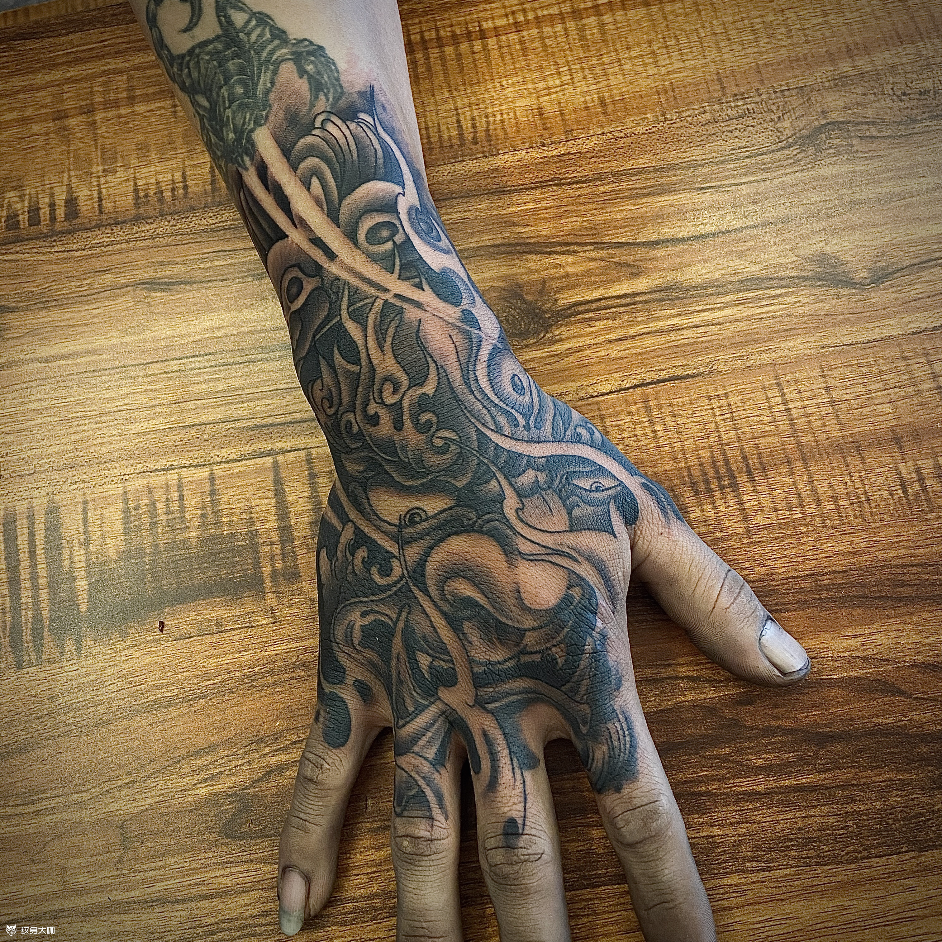 大黑天神_纹身图案手稿图片_福师cq_永盛的纹身作品集