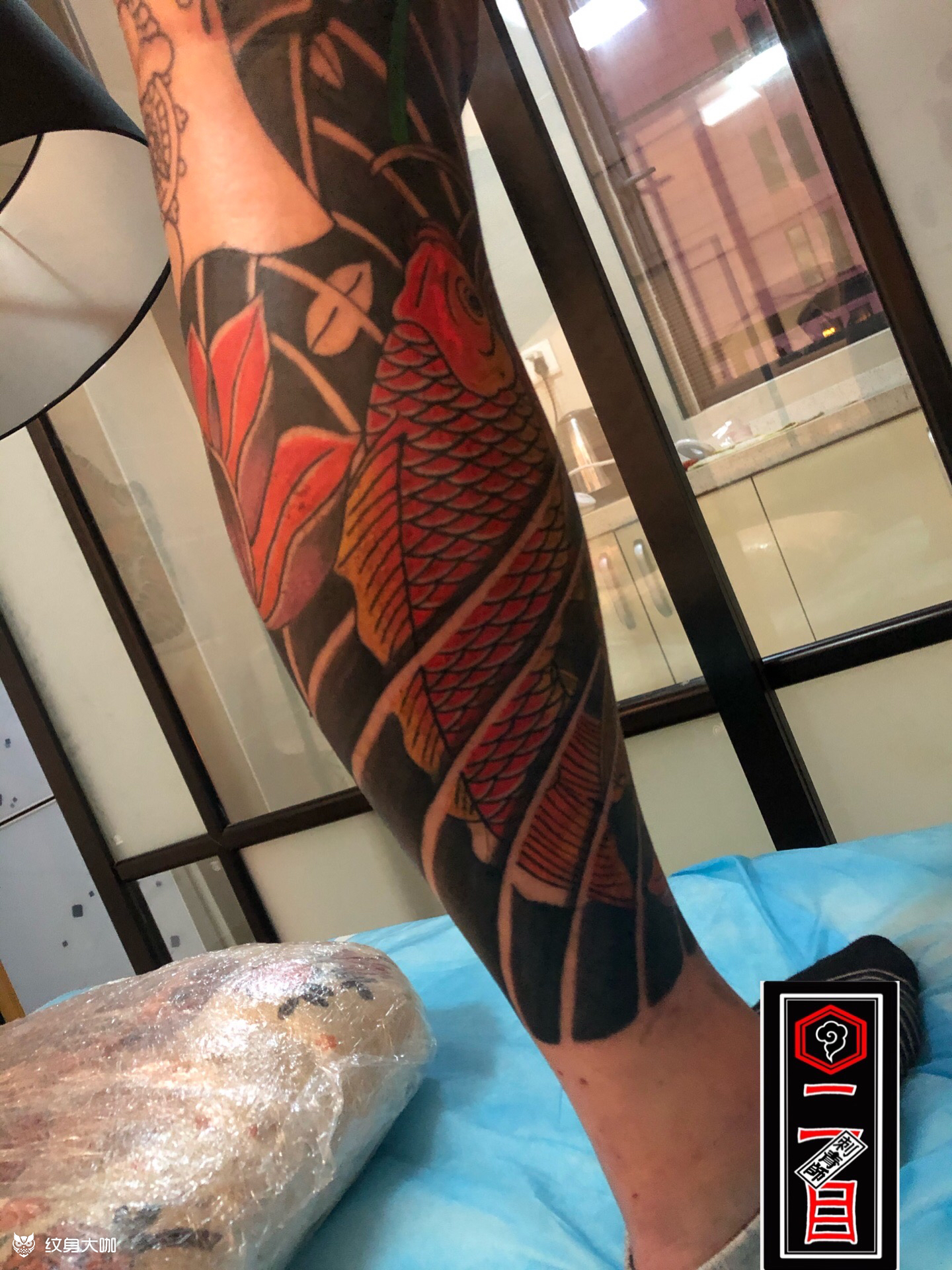 老传统(不动明王)花腿收工～由_纹身吧社区 - 纹身大咖