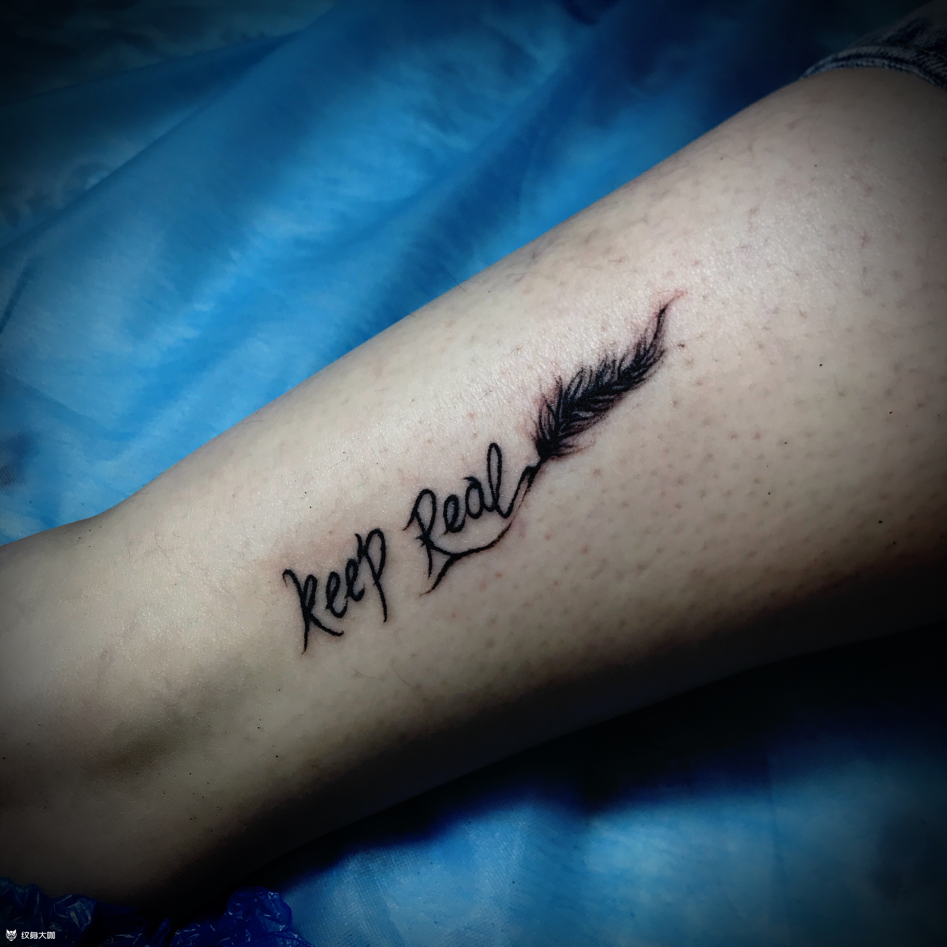 keep real 手绘手写体_纹身吧社区 - 纹身大咖