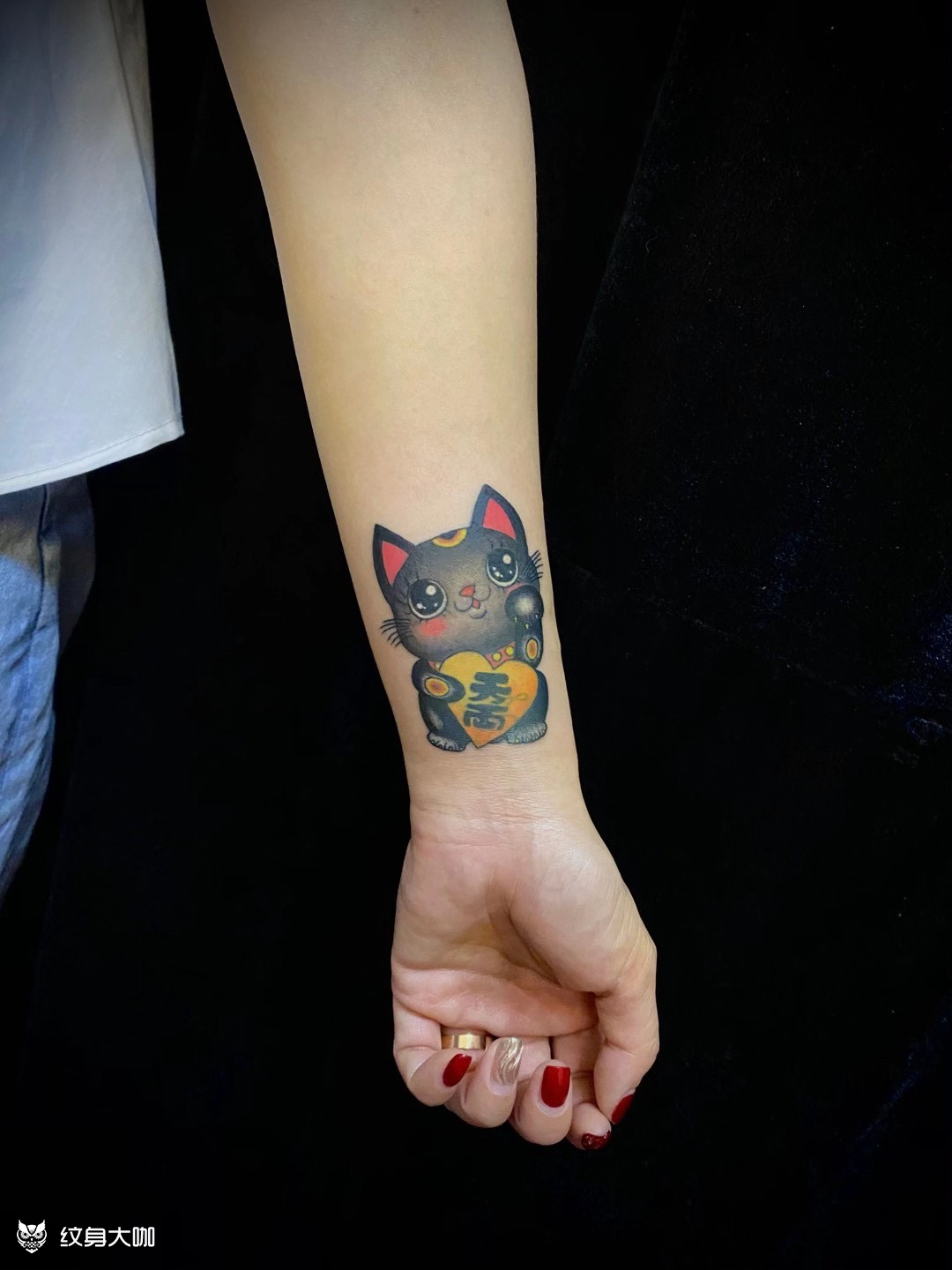 招财猫_纹身吧社区 - 纹身大咖