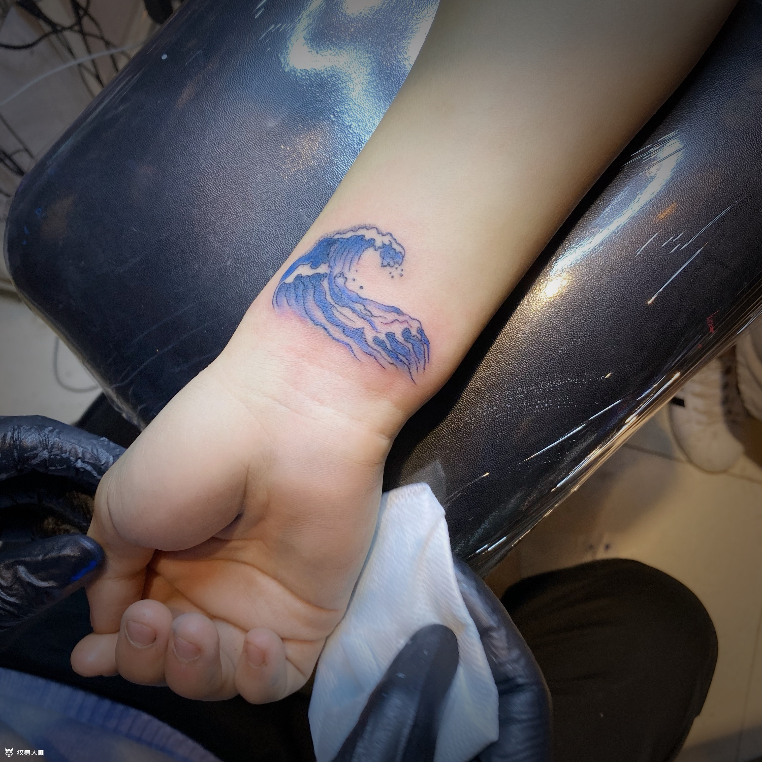 浪花_纹身图案手稿图片_国洪嘉的纹身作品集