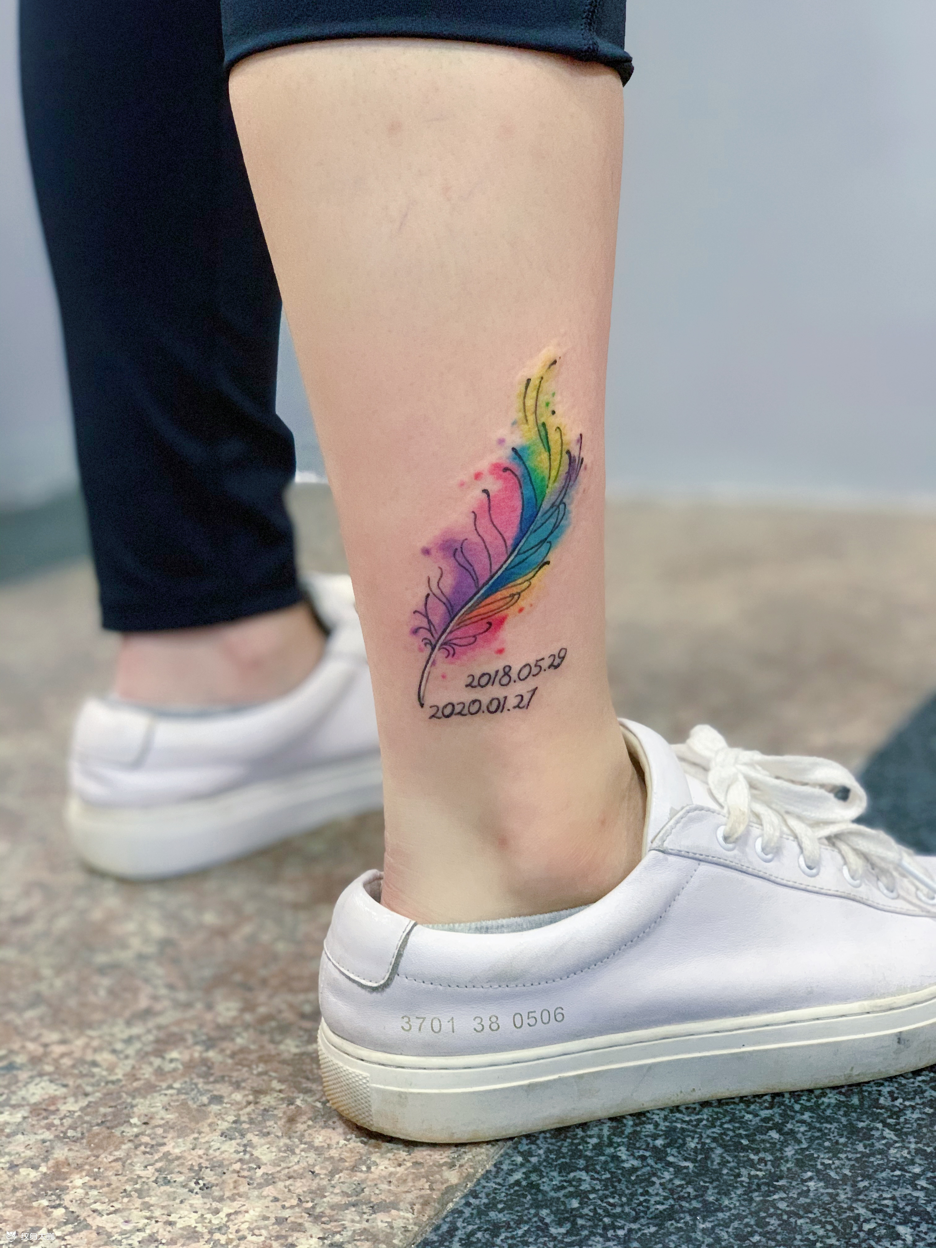 小羽毛】_纹身图案手稿图片_墨痕的纹身作品集