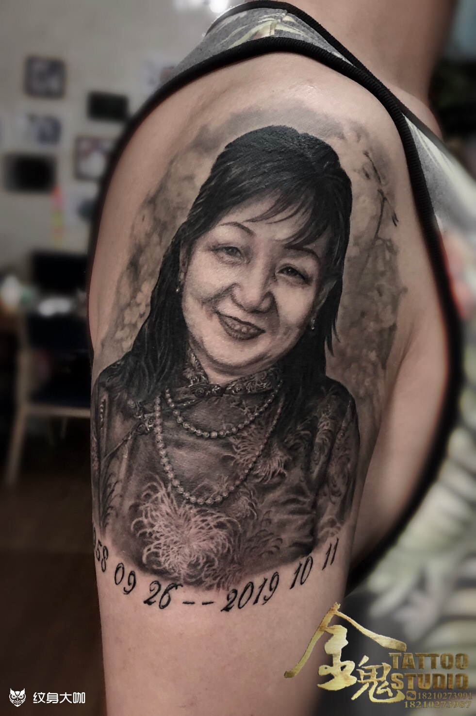 母爱_纹身图案手稿图片_金鬼-海燕的纹身作品集