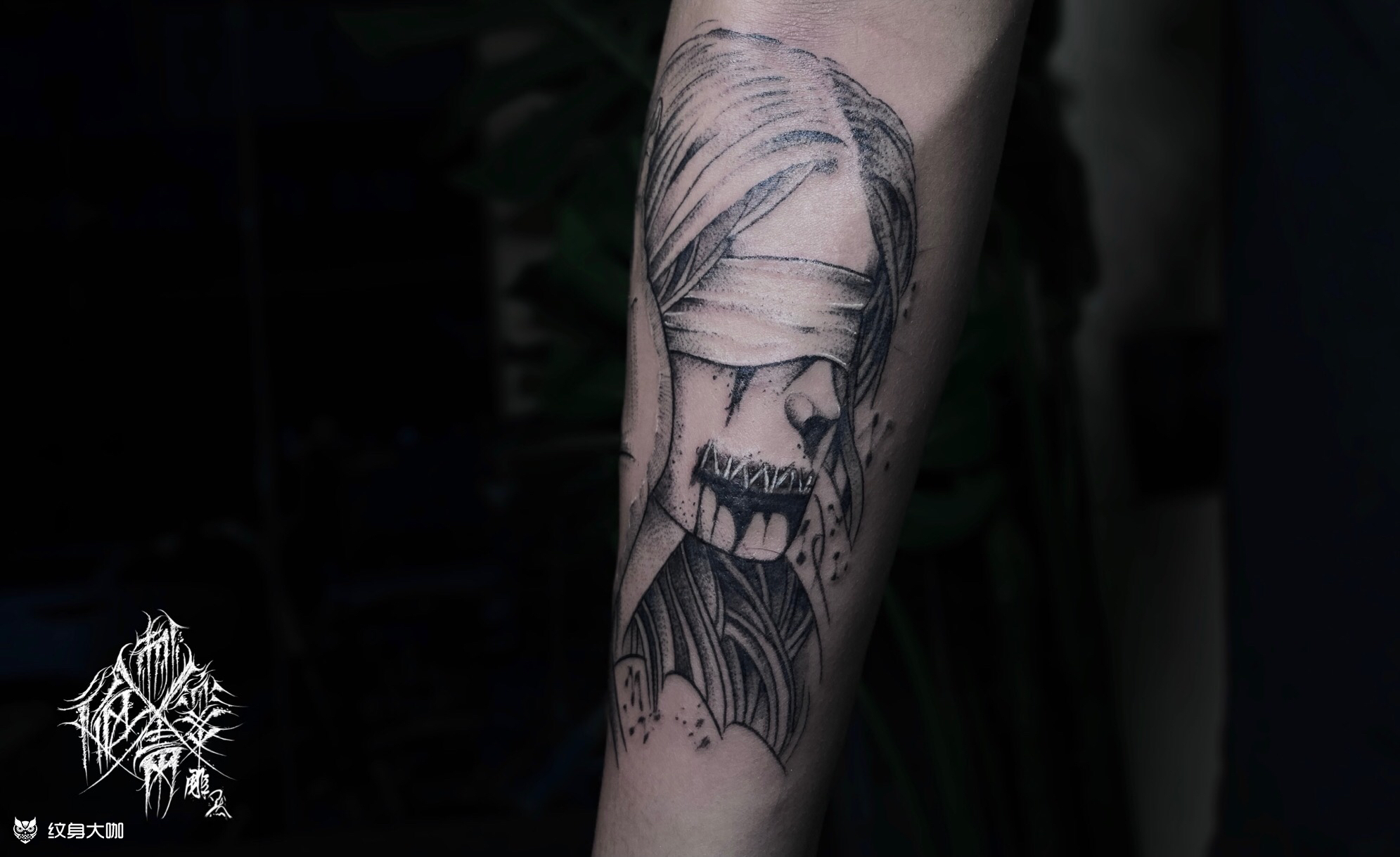 不听 不看 不说_纹身图案手稿图片_雕默的纹身作品集