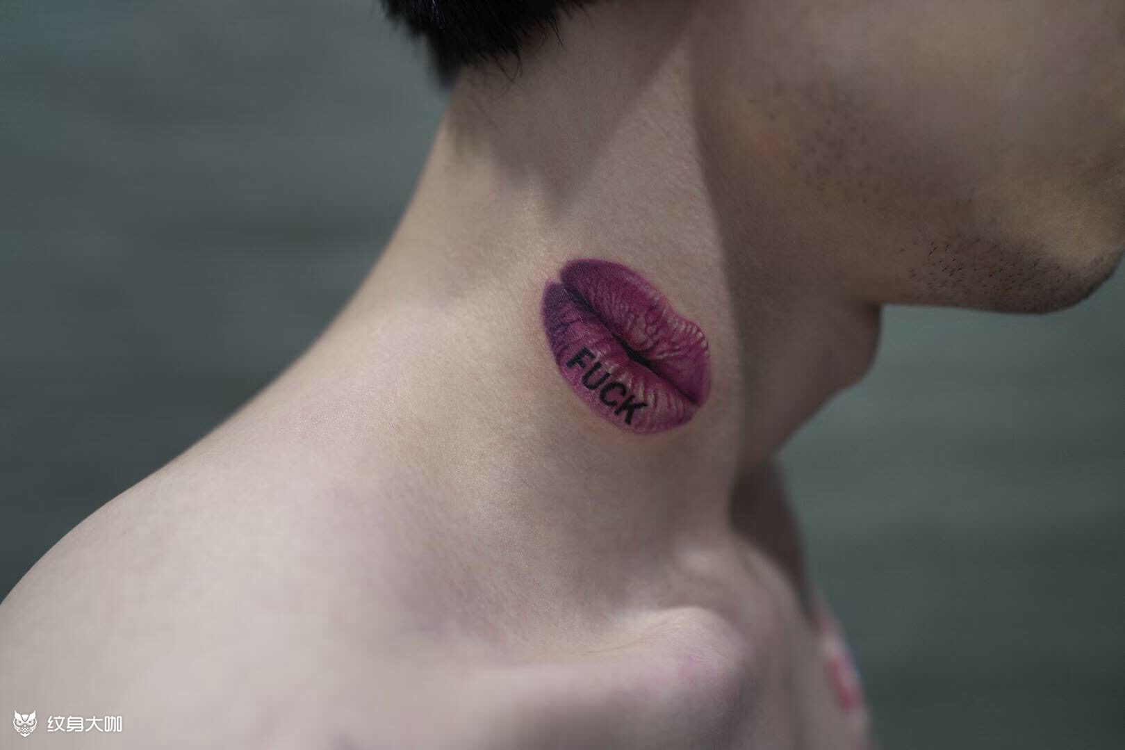 红唇_纹身图案手稿图片_壹铭的纹身作品集