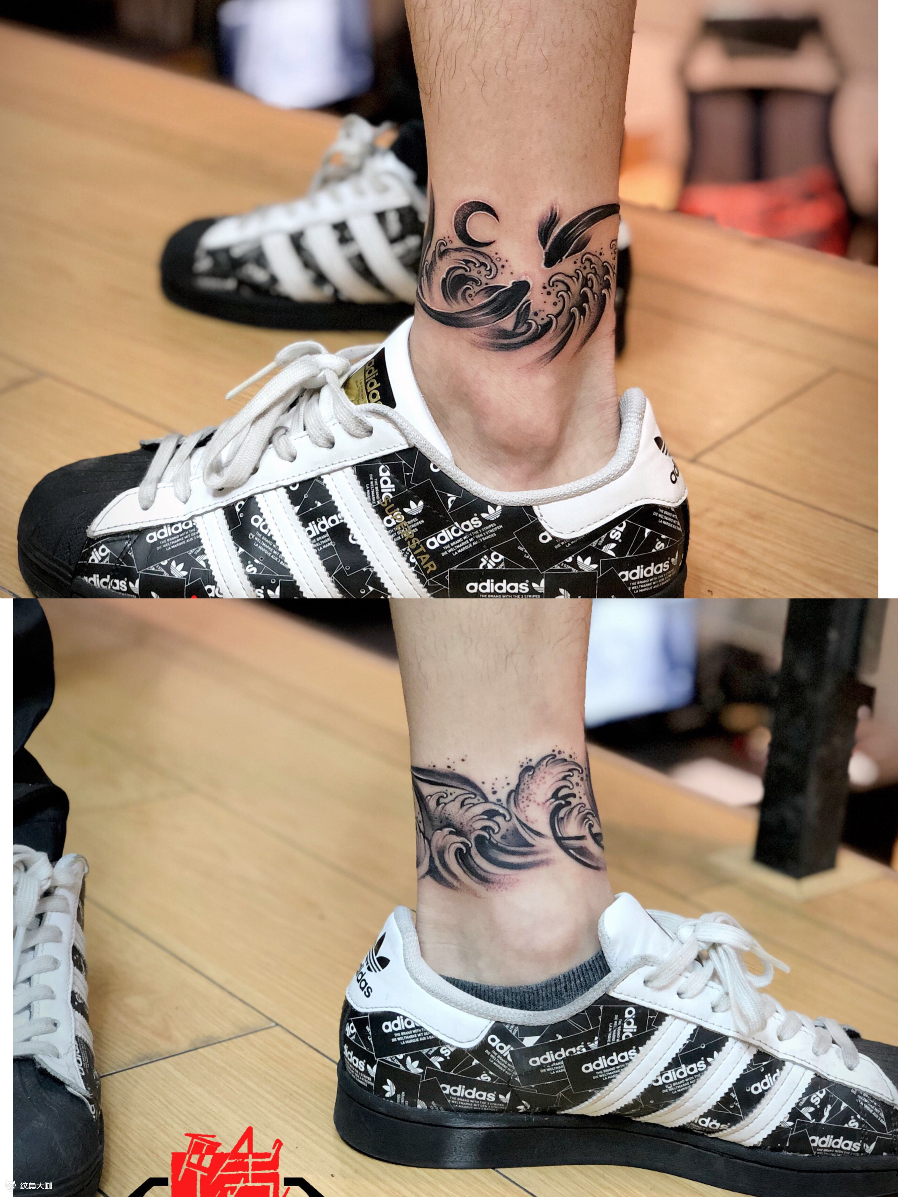 脚环情侣纹身