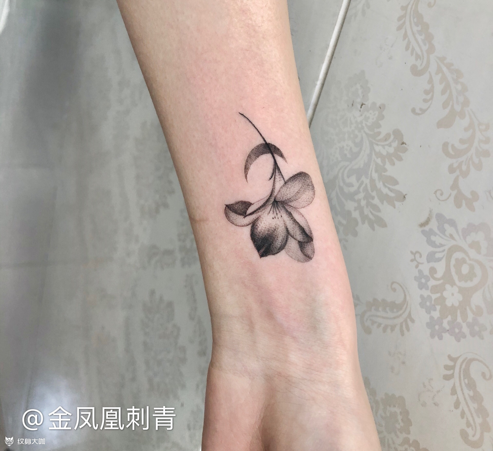 小清新_纹身图案手稿图片_周亮的纹身作品集