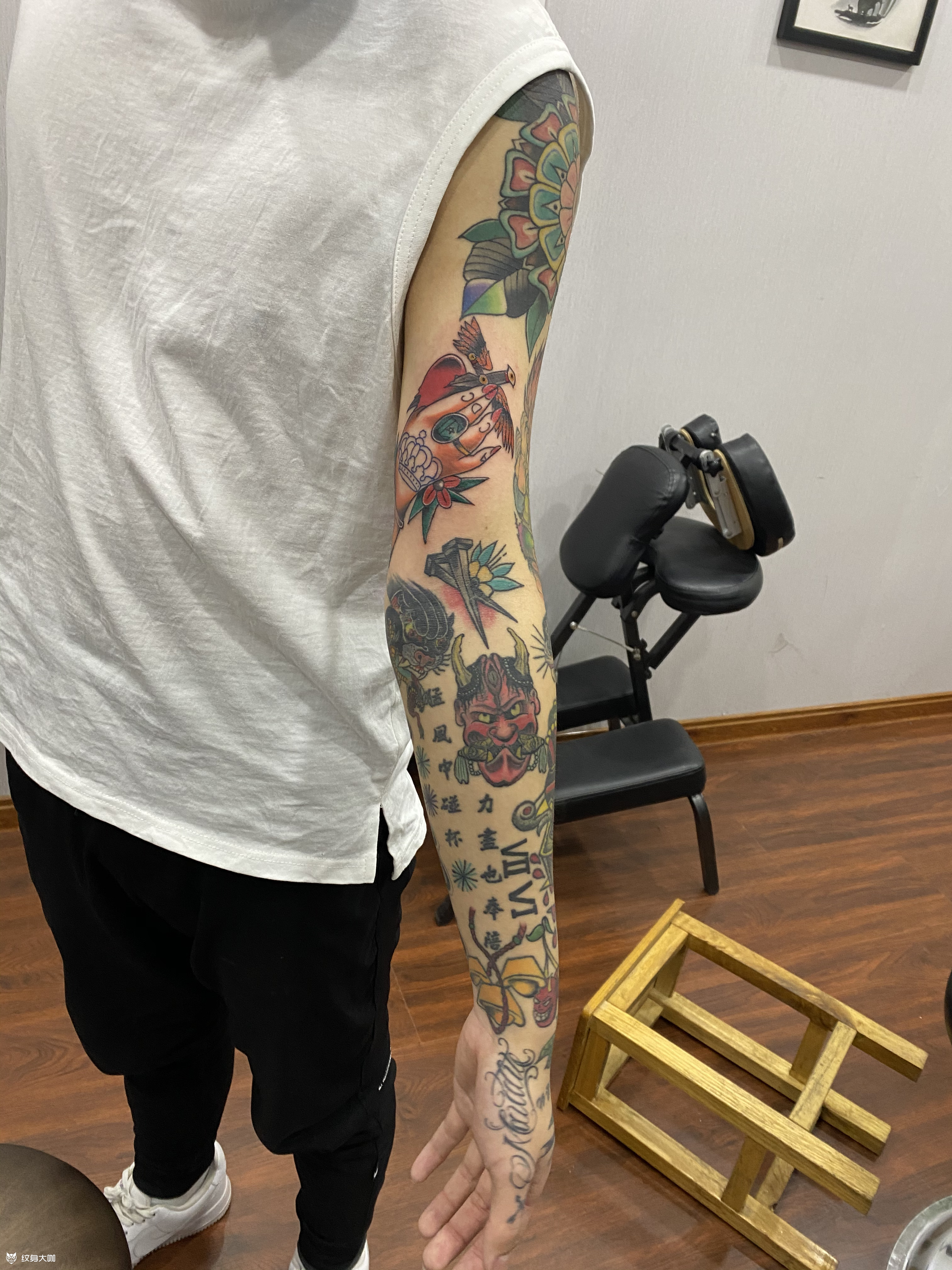 欧美拼接_纹身图案手稿图片_姜建峰的纹身作品集