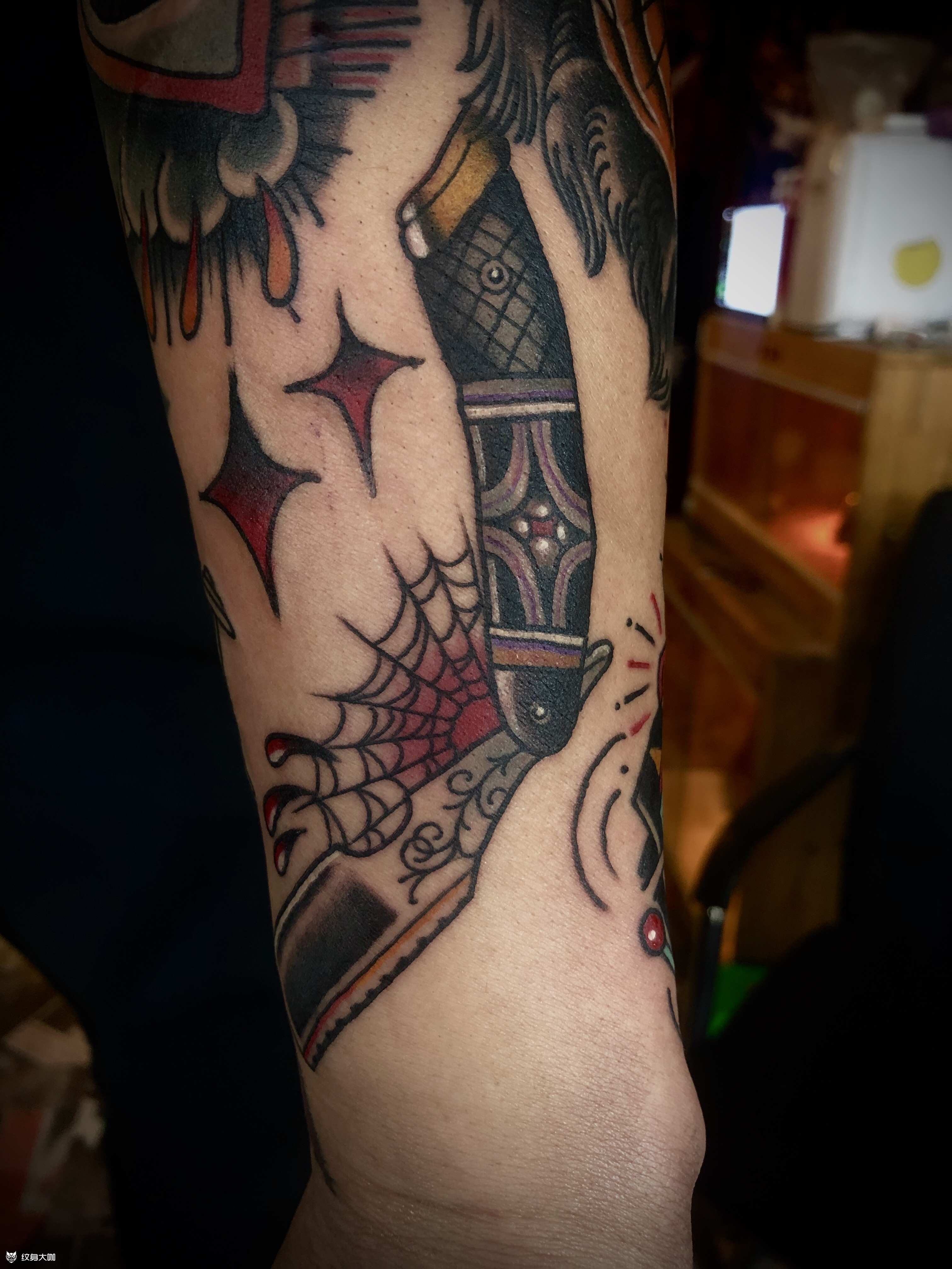 剃刀党_纹身图案手稿图片_青云的纹身作品集