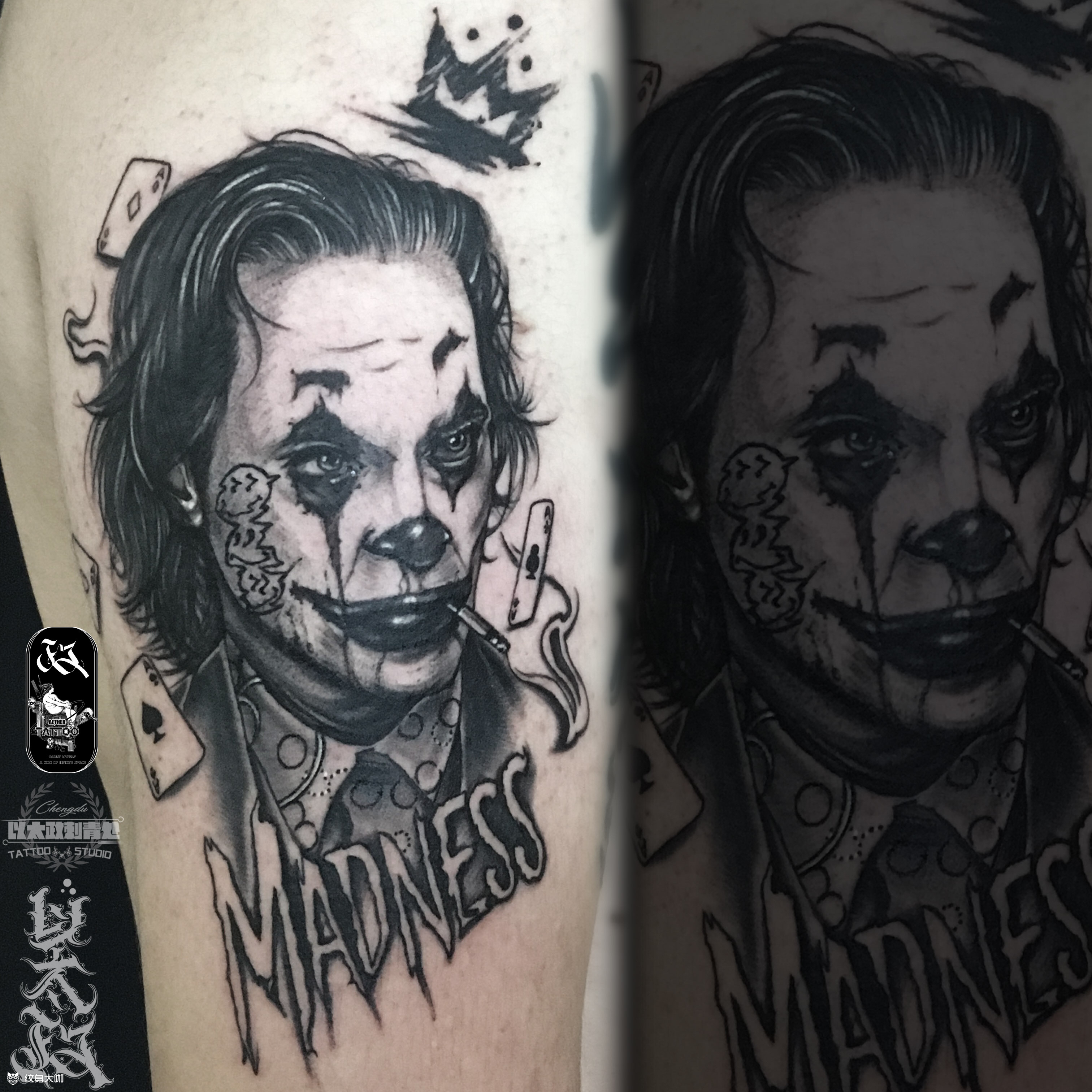 小丑2019_纹身图案手稿图片_以太政案内人的纹身作品集