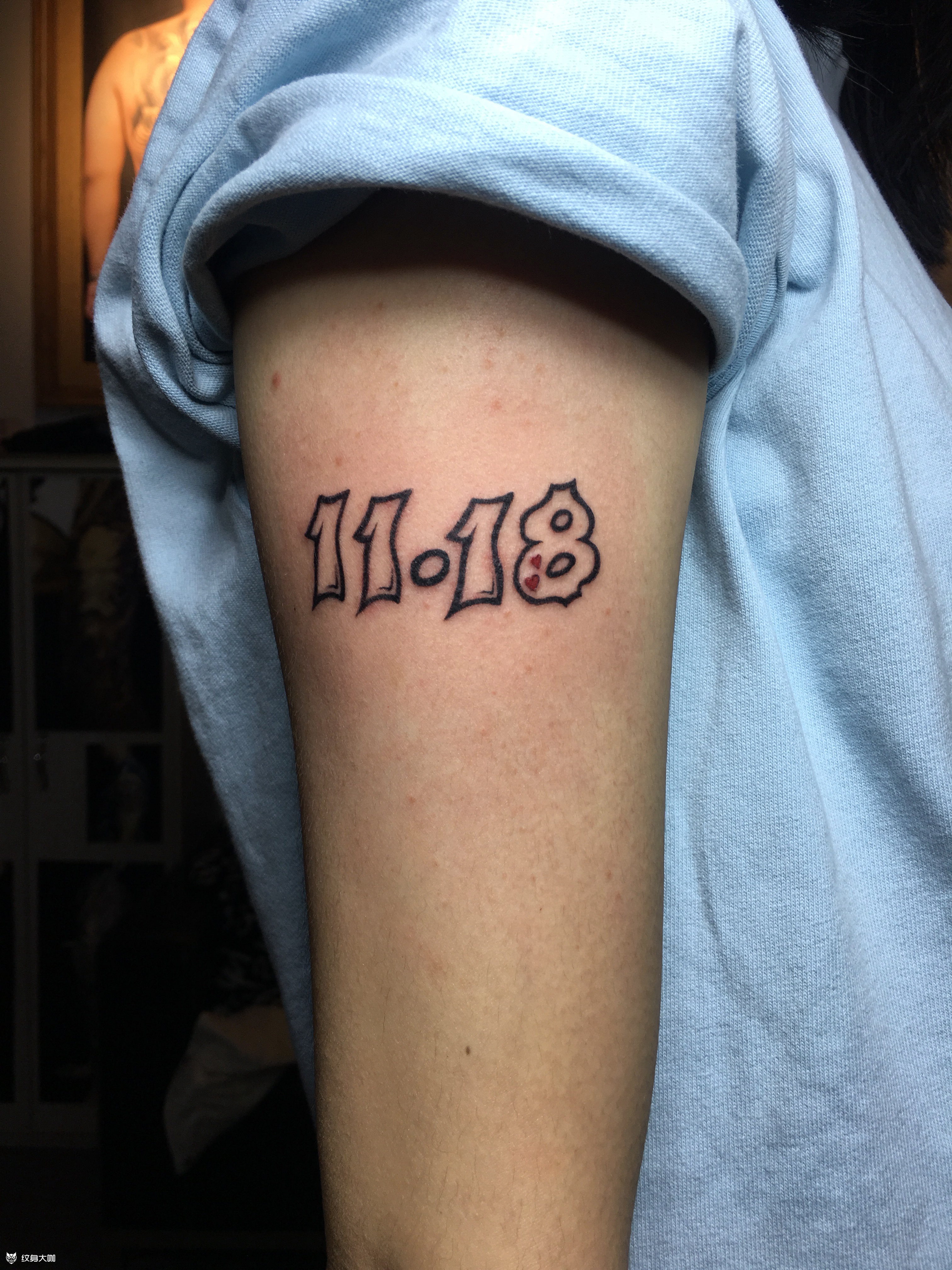 数字日期_纹身图案手稿图片_王振的纹身作品集