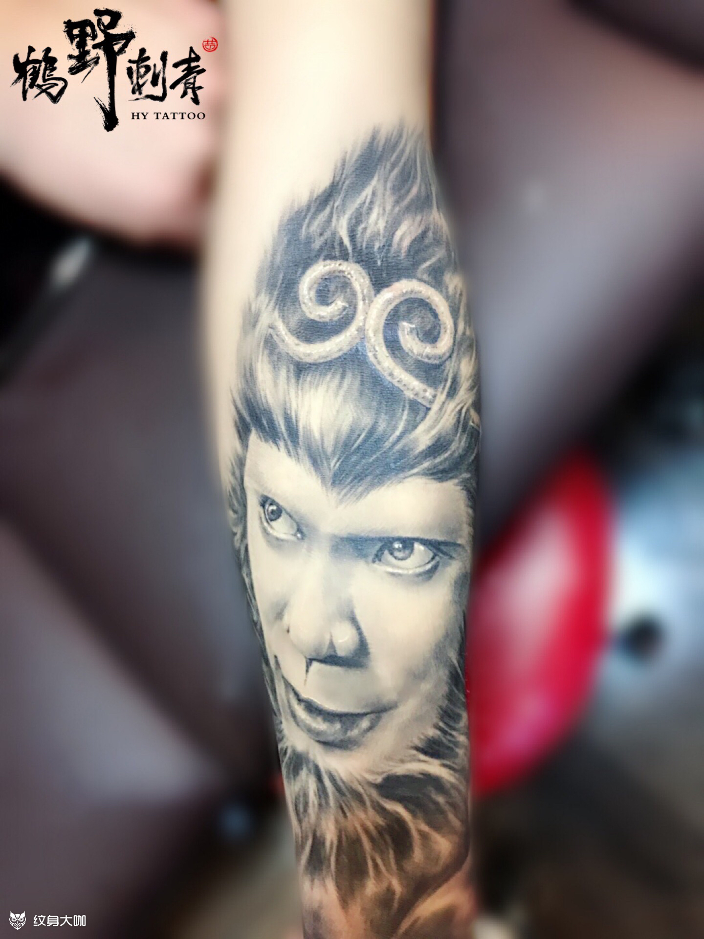 大话西游_纹身图案手稿图片_范哲的纹身作品集