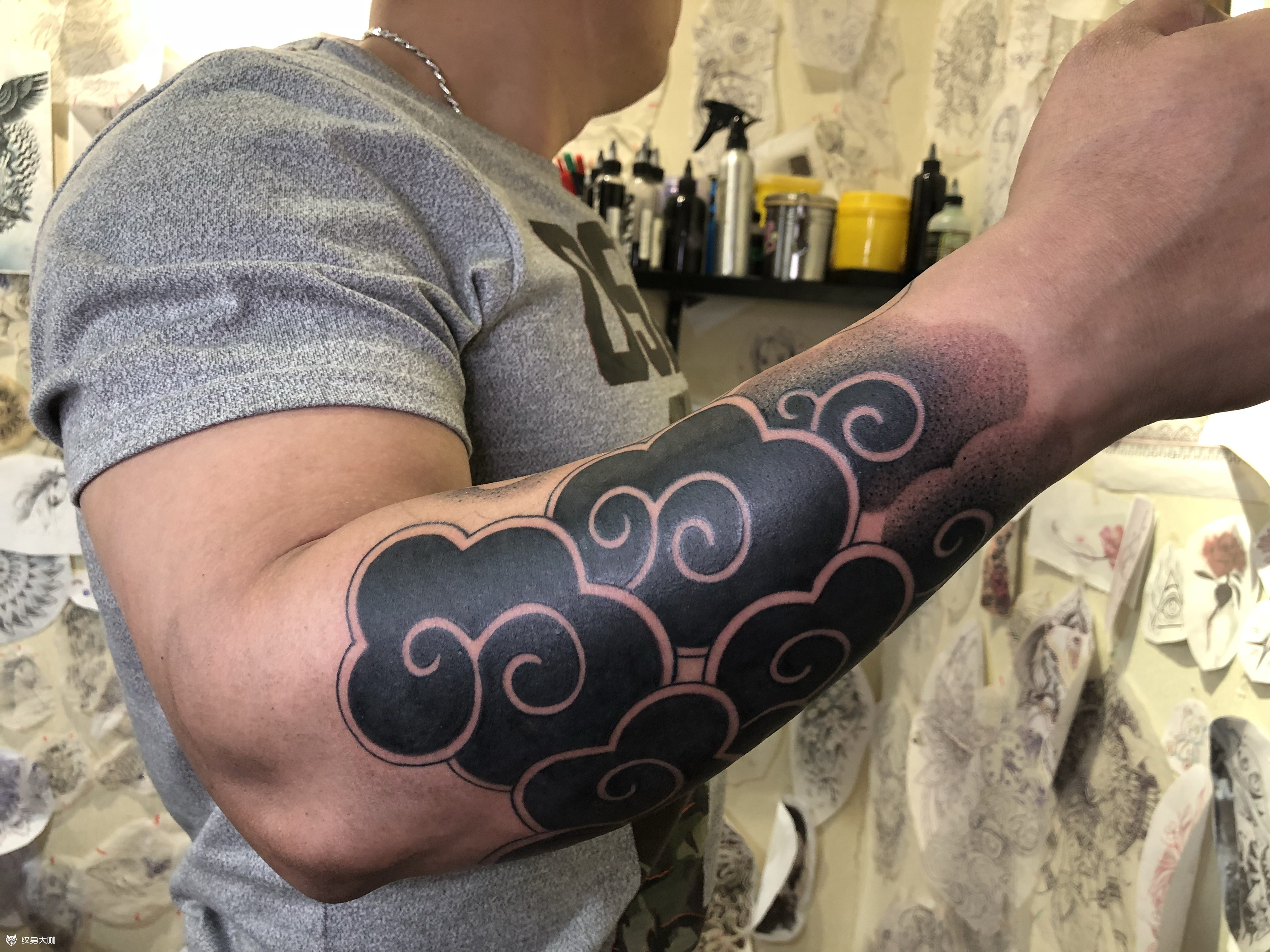 祥云朵朵_纹身吧社区 - 纹身大咖
