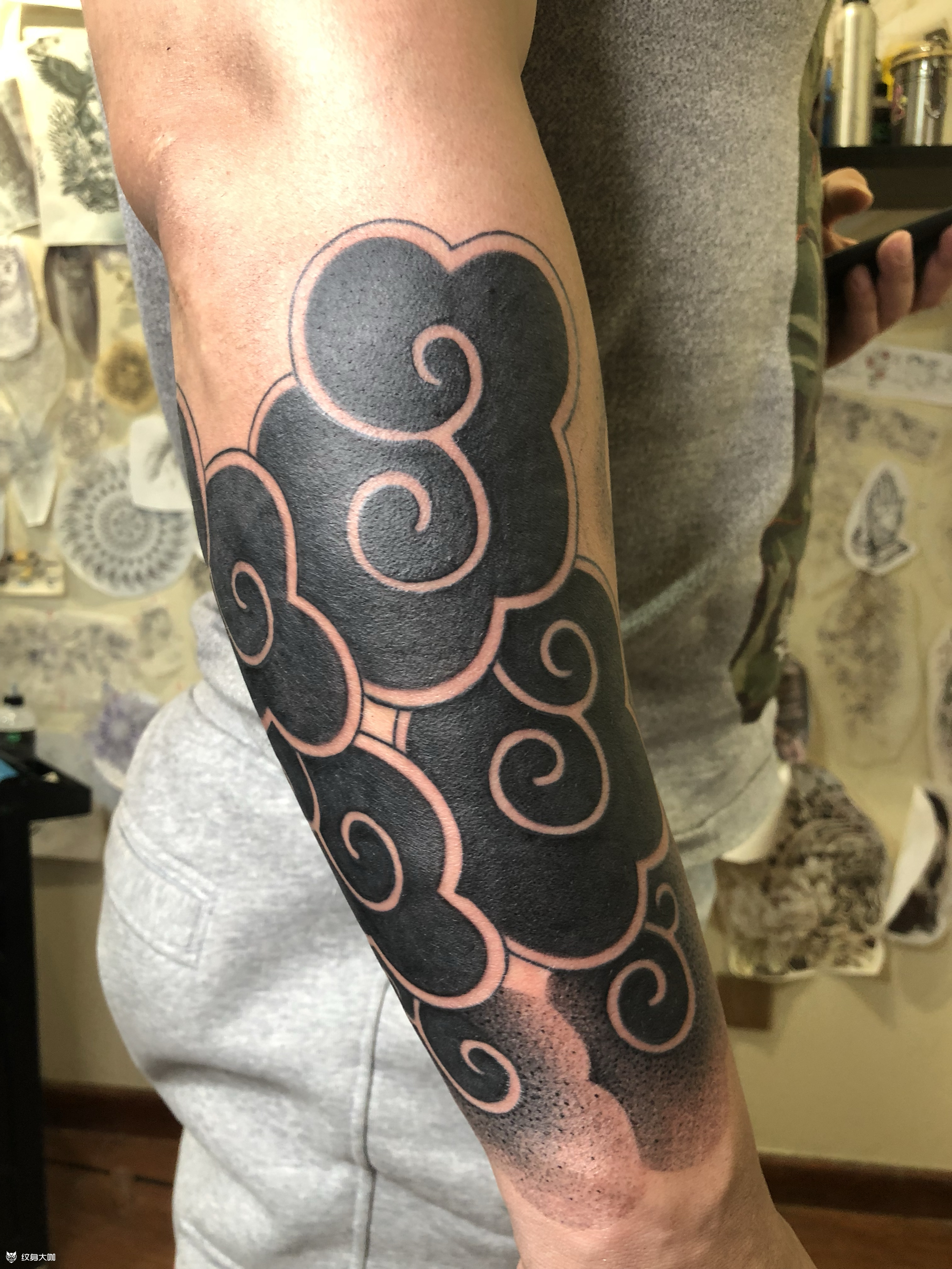祥云朵朵_纹身吧社区 - 纹身大咖
