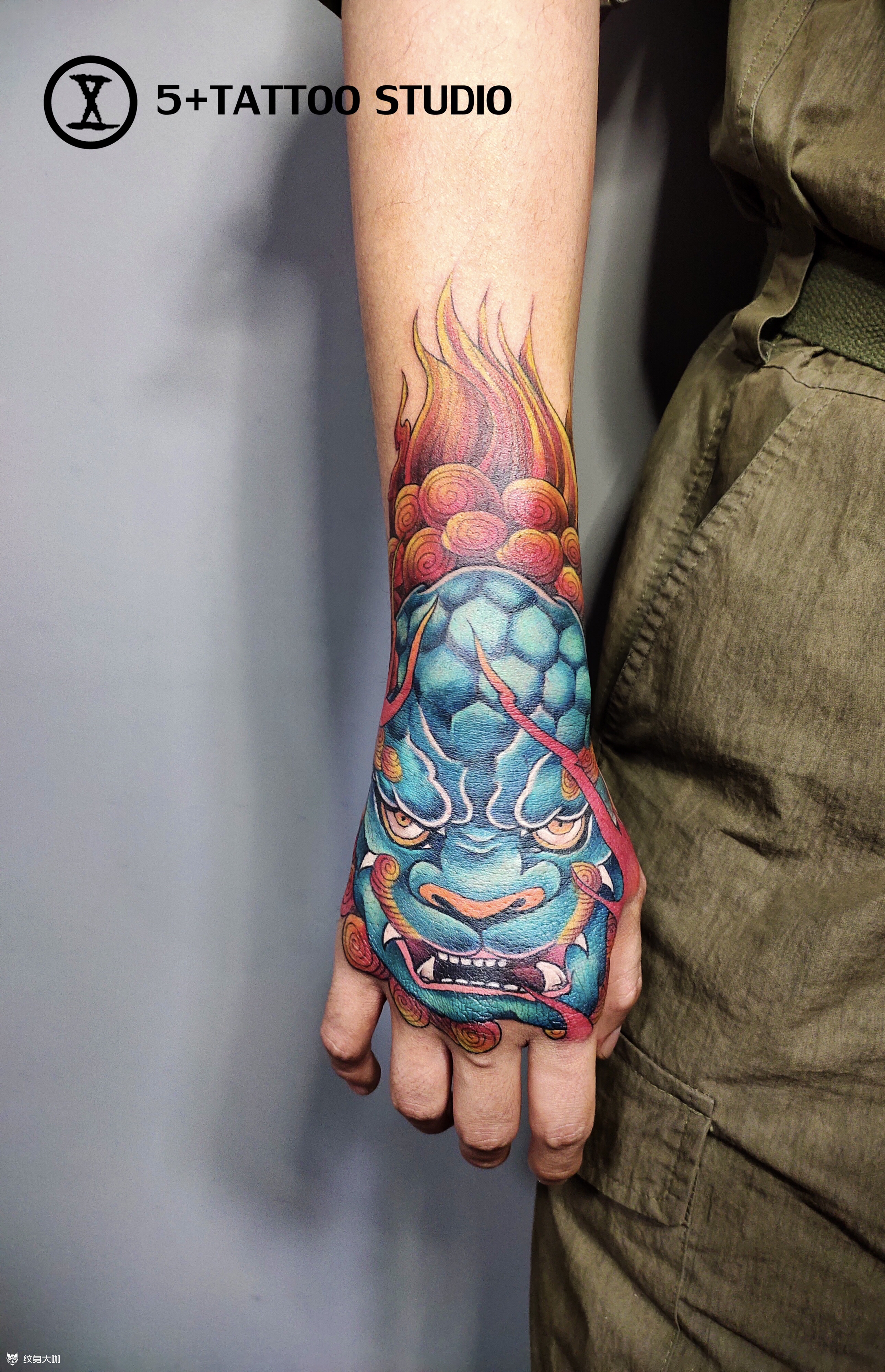 花拳秀腿_纹身图案手稿图片_小斌的纹身作品集