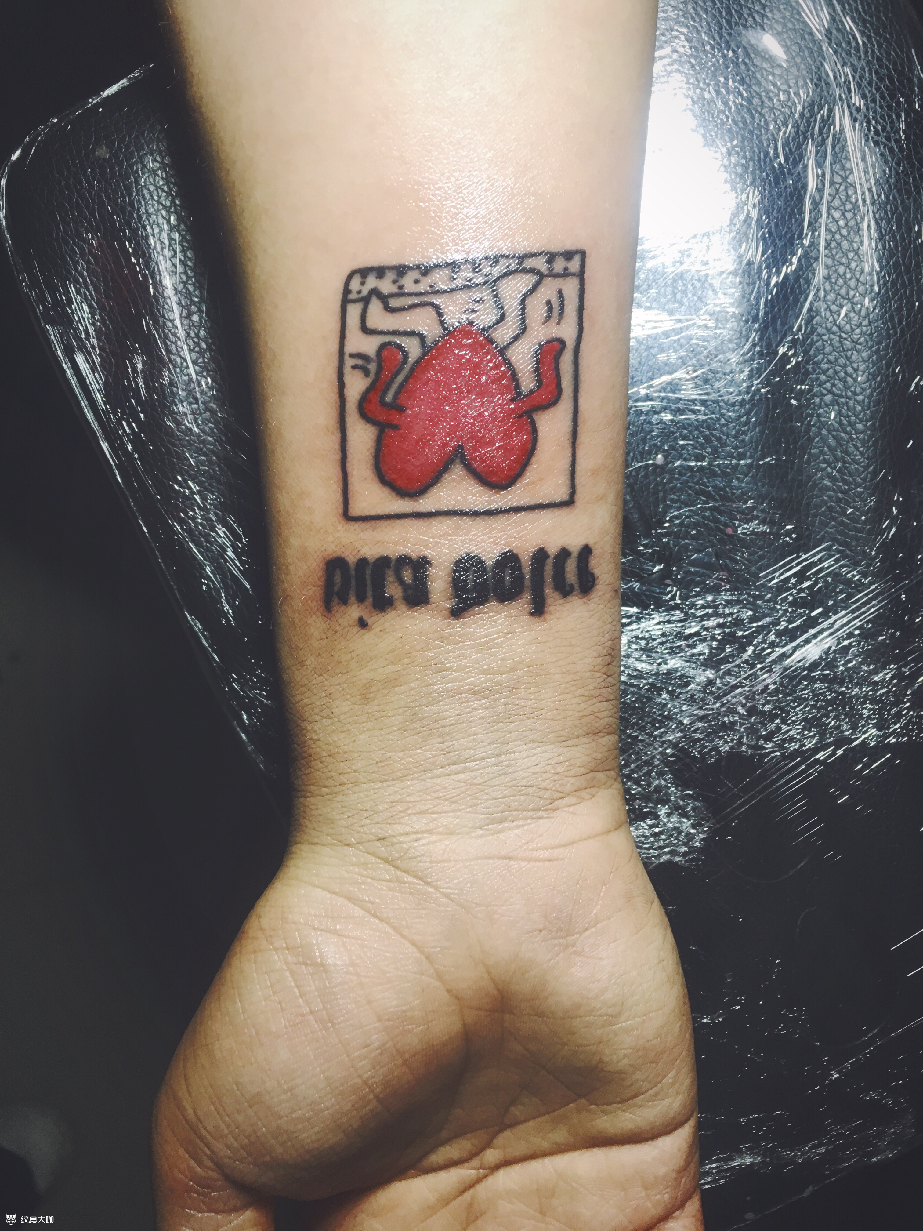 奔跑的心_纹身图案手稿图片_北野雕的纹身作品集