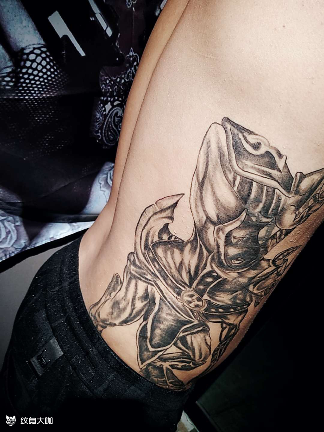 牛头人_纹身图案手稿图片_尚宜霖的纹身作品集