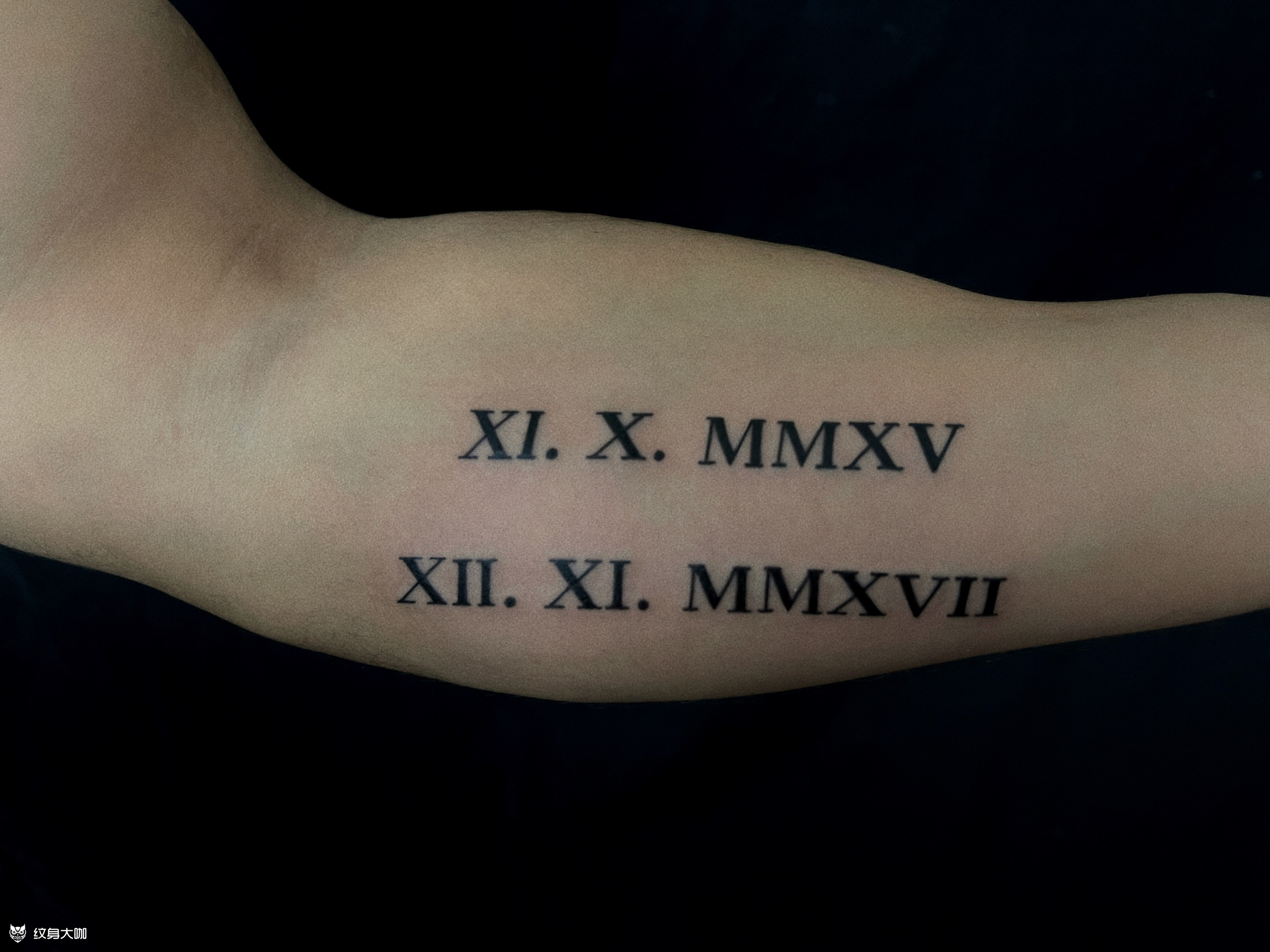罗马数字_纹身图案手稿图片_x-mengy的纹身作品集