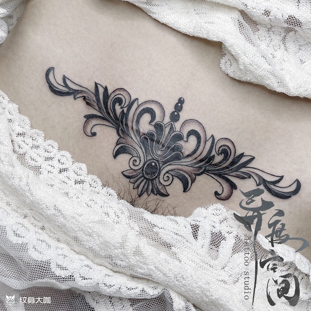 疤痕遮盖_纹身图案手稿图片_杨茹的纹身作品集