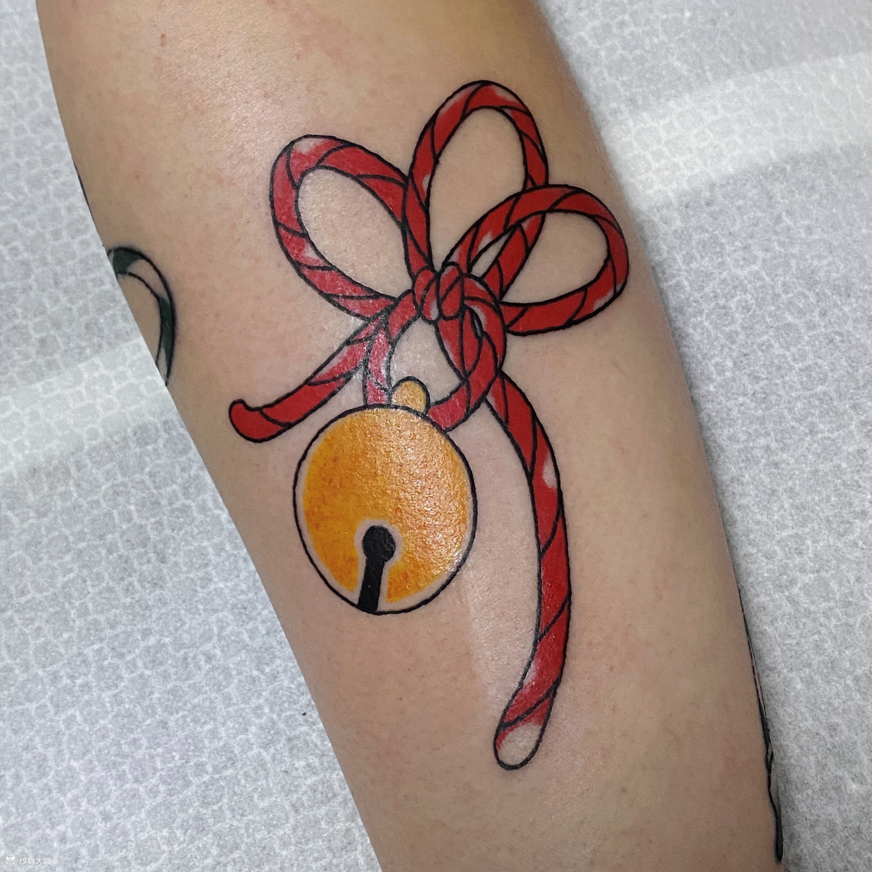 日式小铃铛_纹身图案手稿图片_大河的纹身作品集