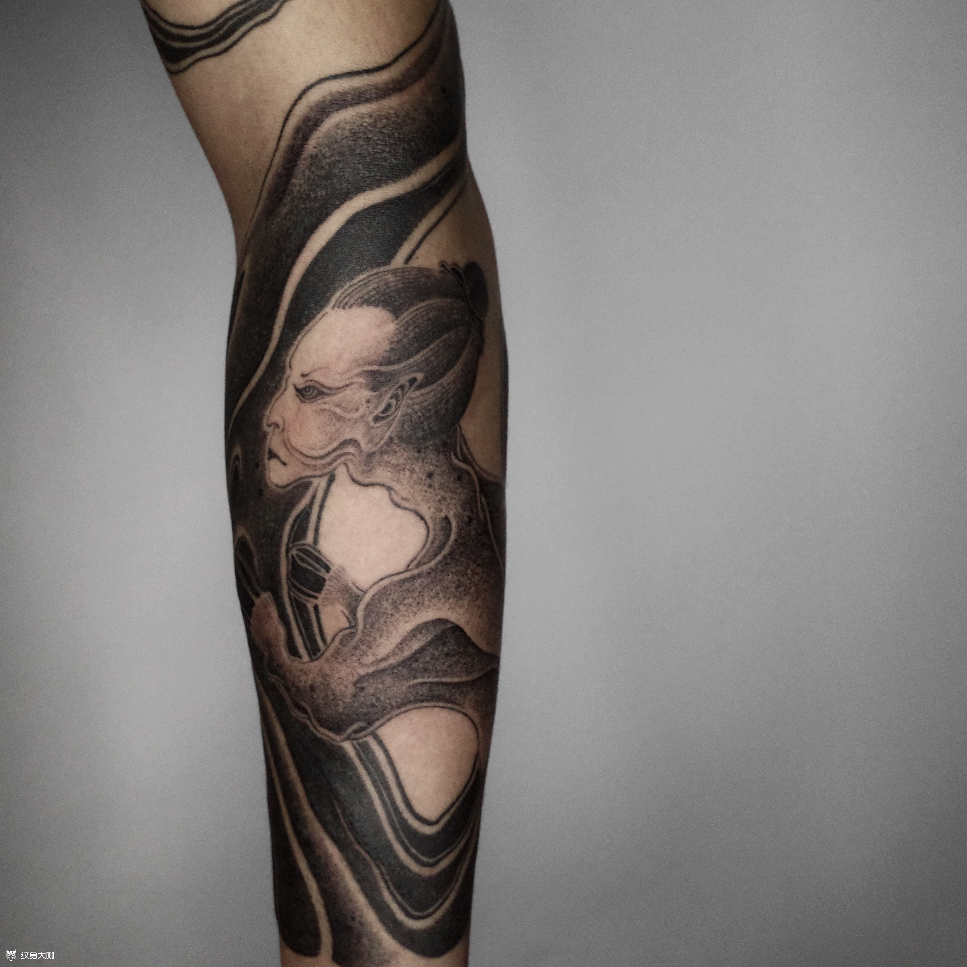 梼杌_纹身图案手稿图片_安童的纹身作品集