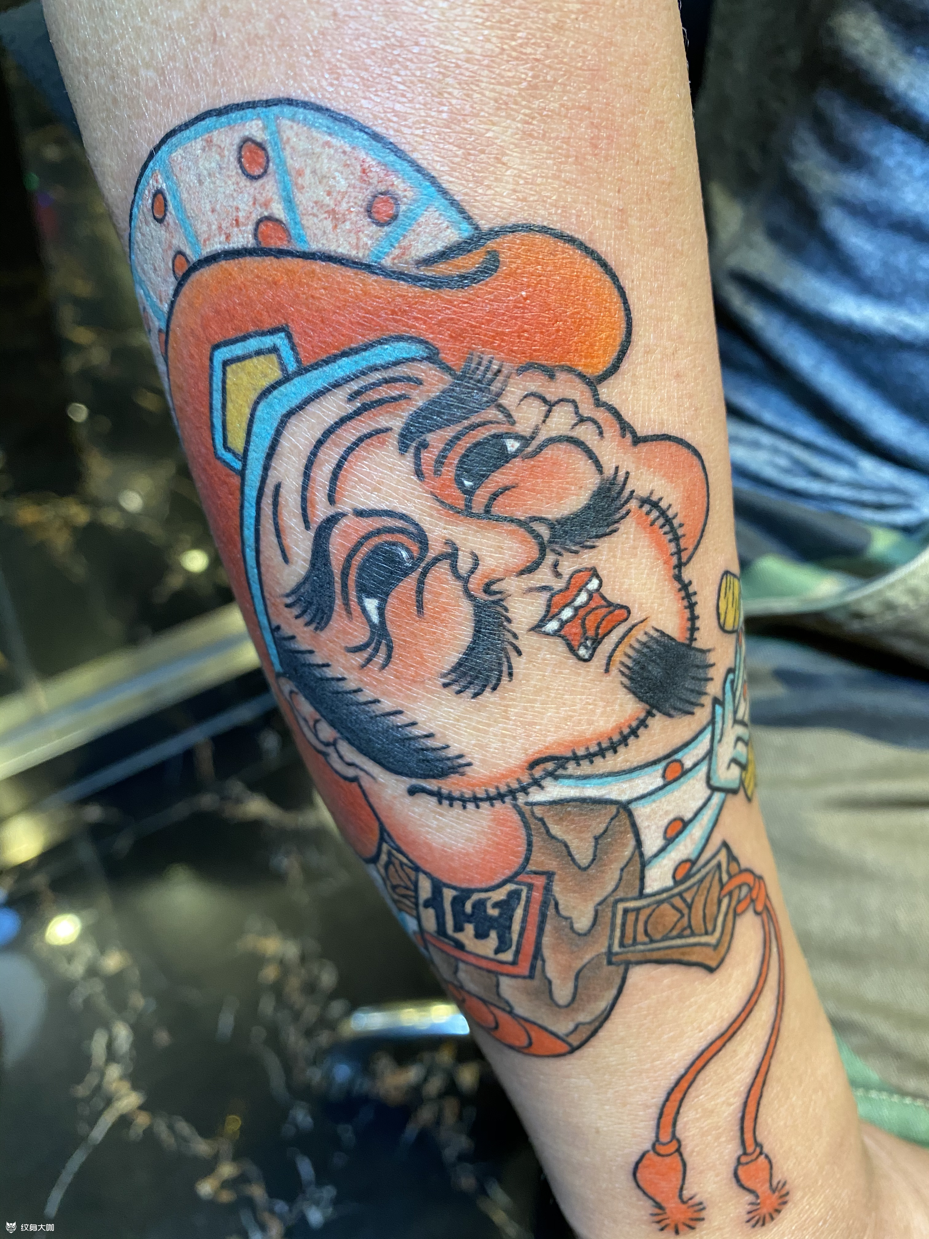 七福神 大黑天_纹身图案手稿图片_卢雪的纹身作品集