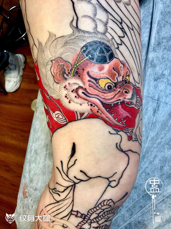 鸦天狗工期有点长_纹身吧社区 - 纹身大咖