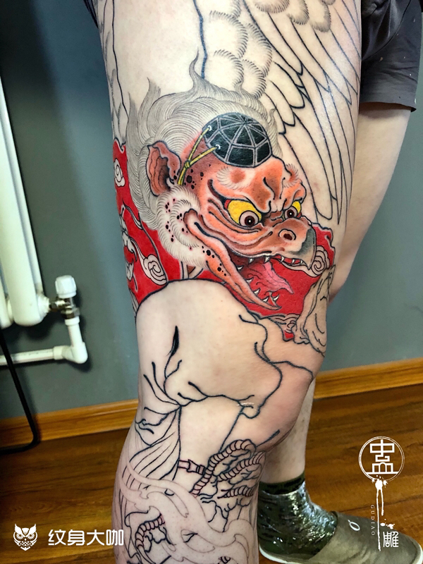 鸦天狗工期有点长_纹身吧社区 - 纹身大咖