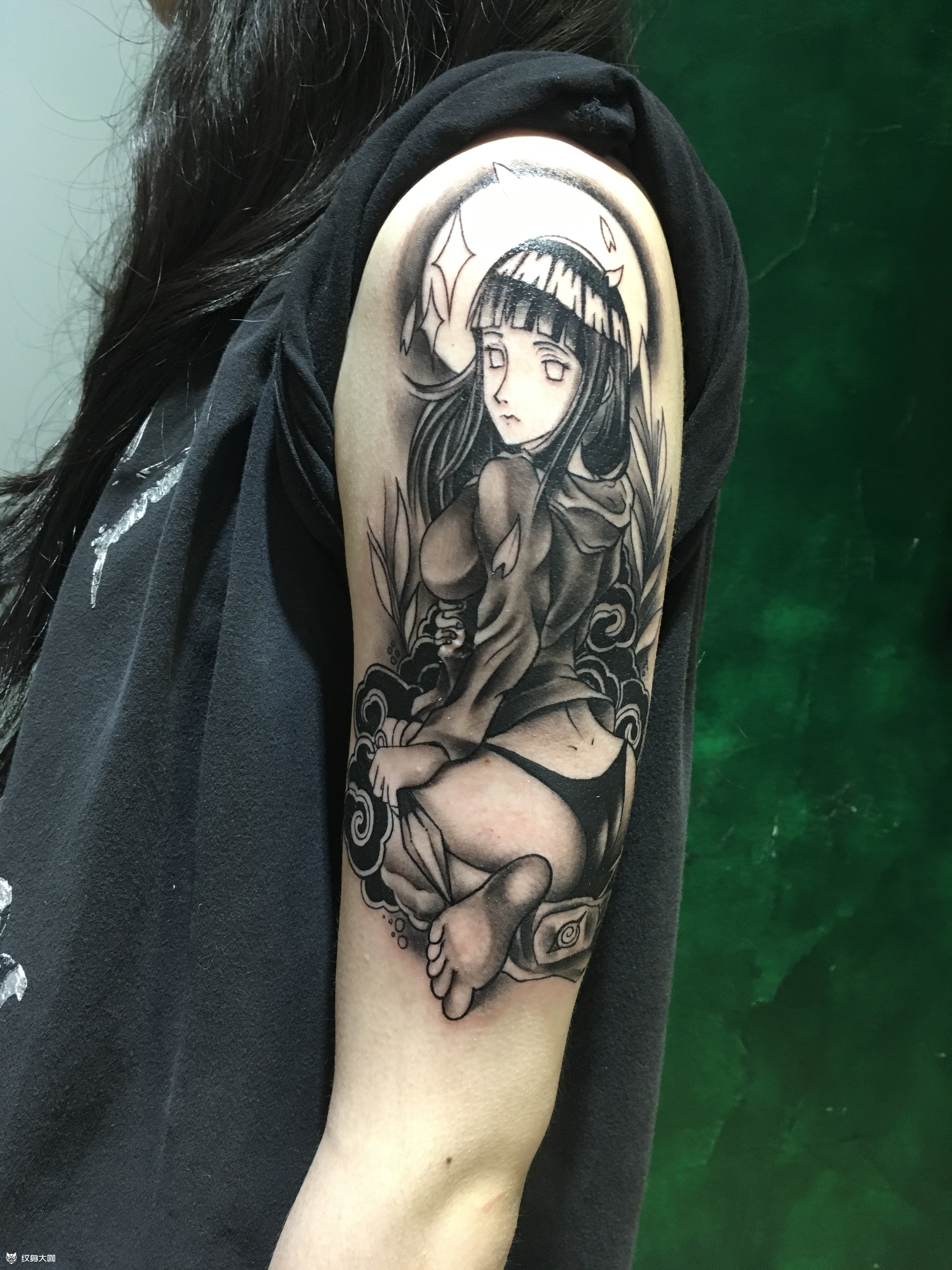雏田火影_纹身图案手稿图片_苑迦叶的纹身作品集
