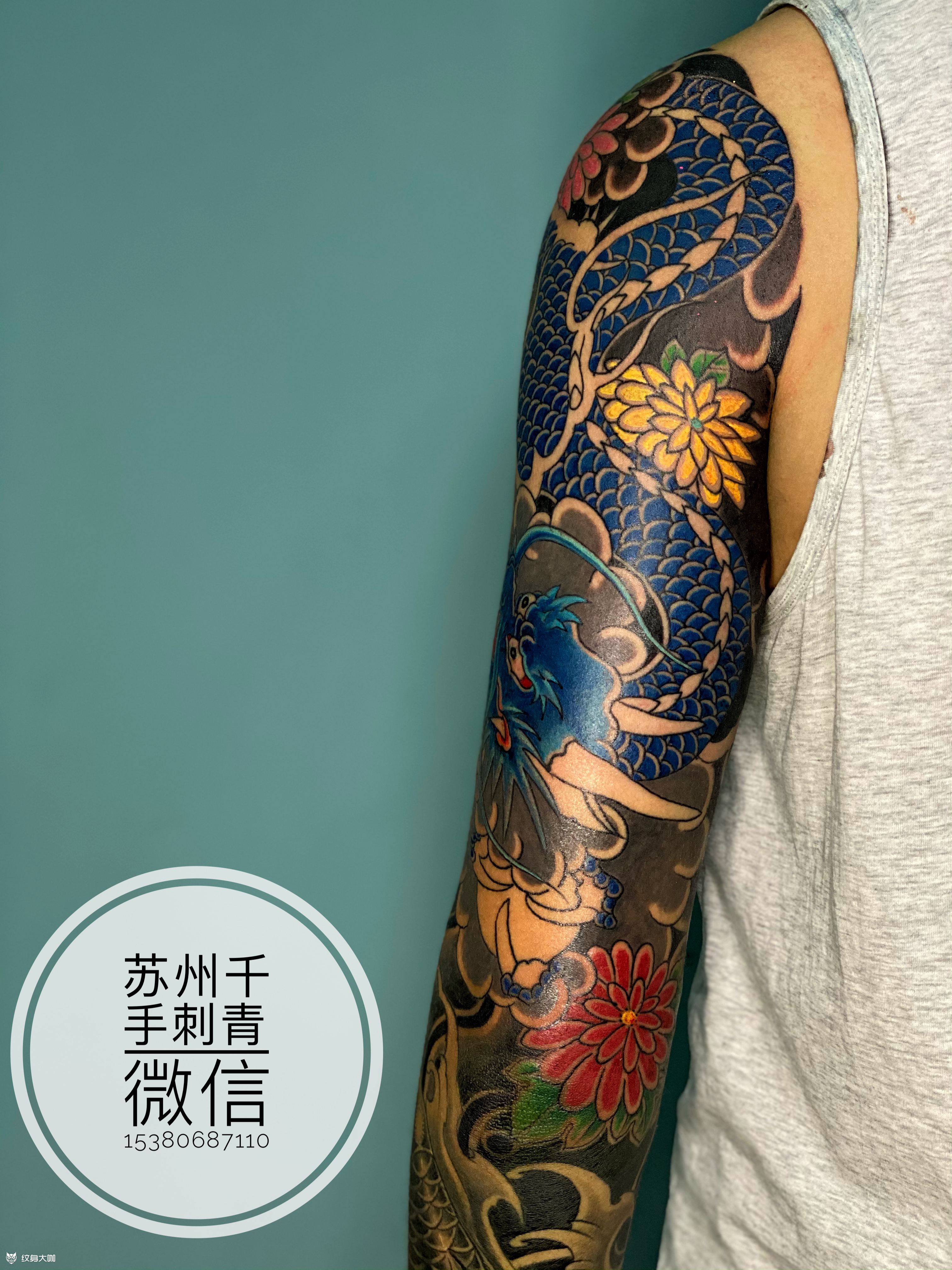 花臂_纹身吧社区 - 纹身大咖