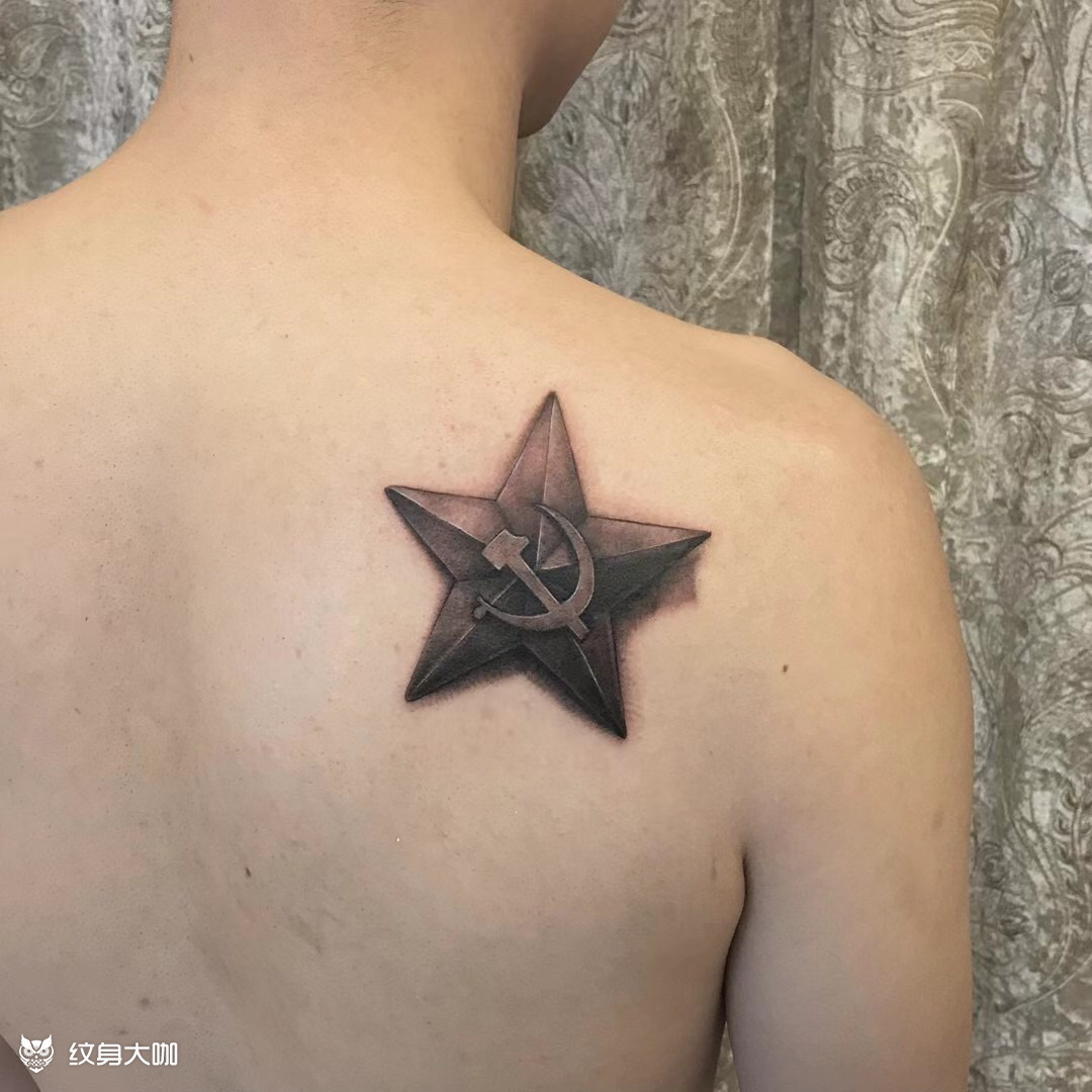 党徽_纹身图案手稿图片_em的纹身作品集