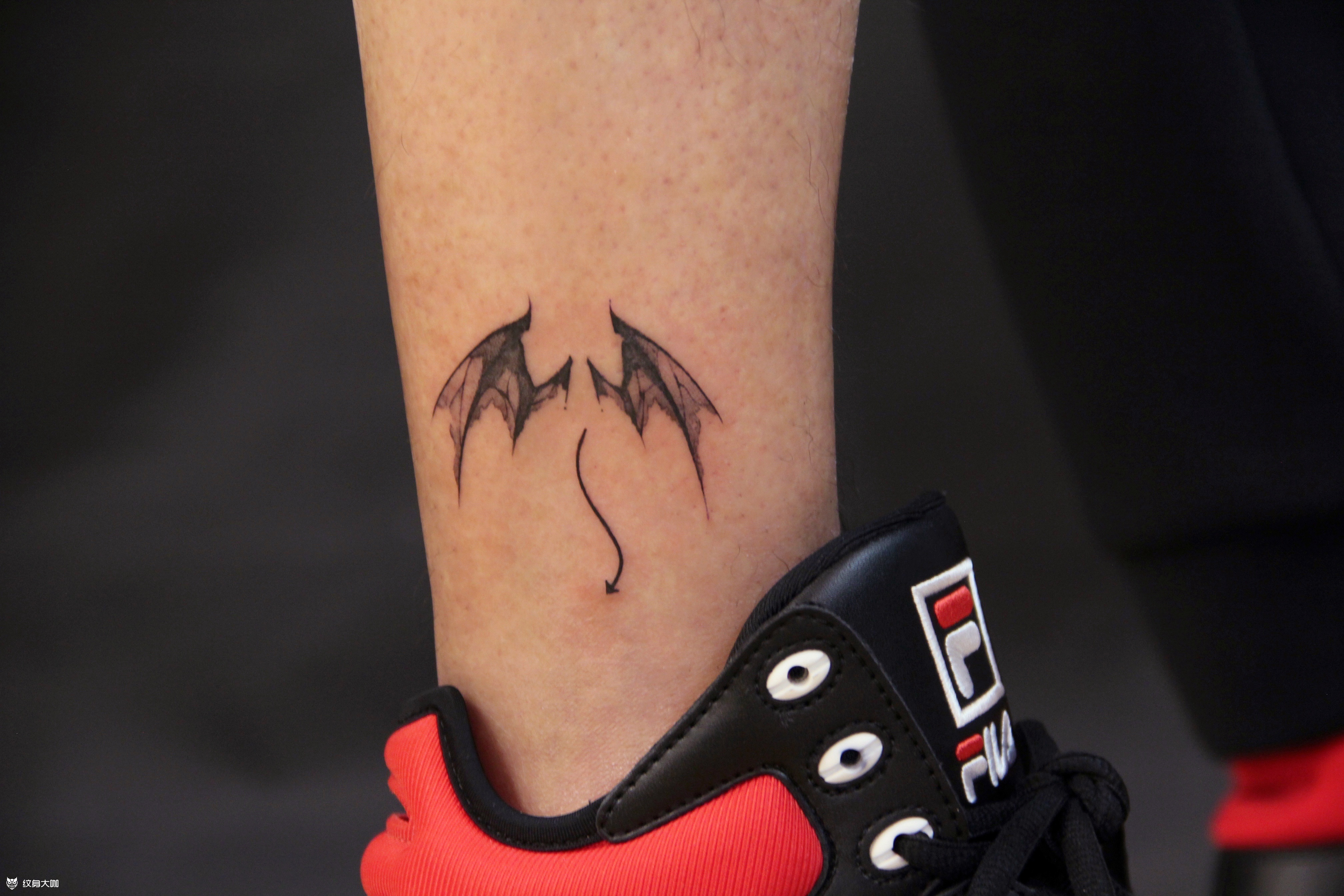 小恶魔翅膀_纹身图案手稿图片_草莓的纹身作品集