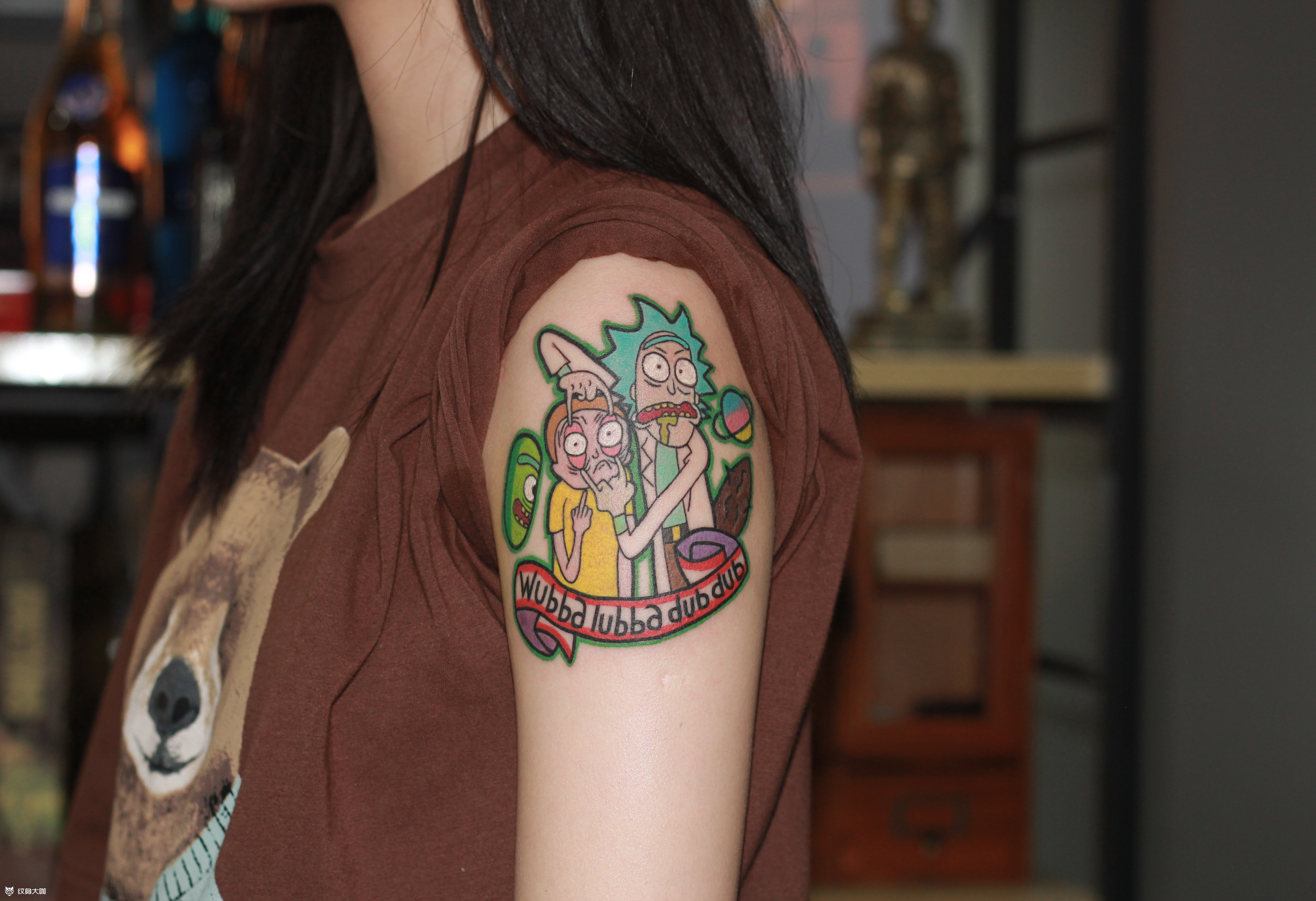 瑞克和莫蒂_纹身图案手稿图片_cc tattoo的纹身作品集