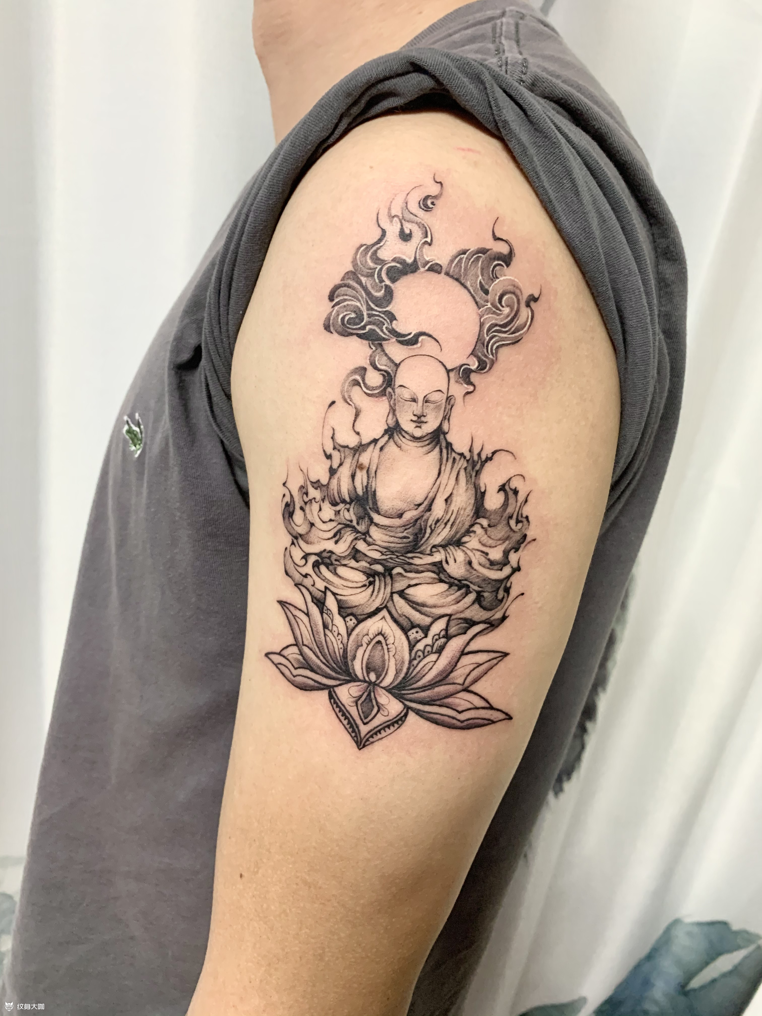 佛说_纹身图案手稿图片_金子的纹身作品集