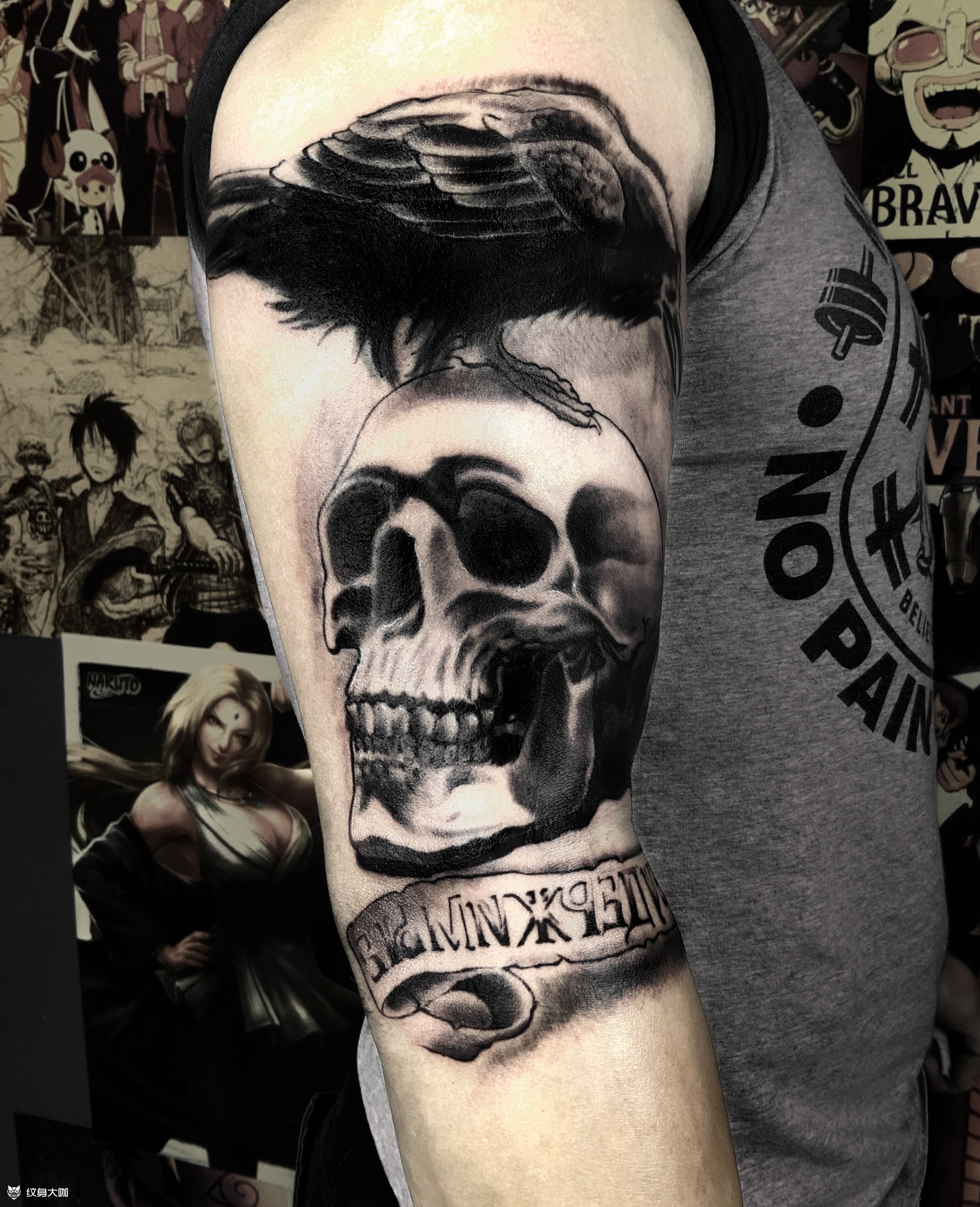 敢死队_纹身图案手稿图片_刘恒的纹身作品集