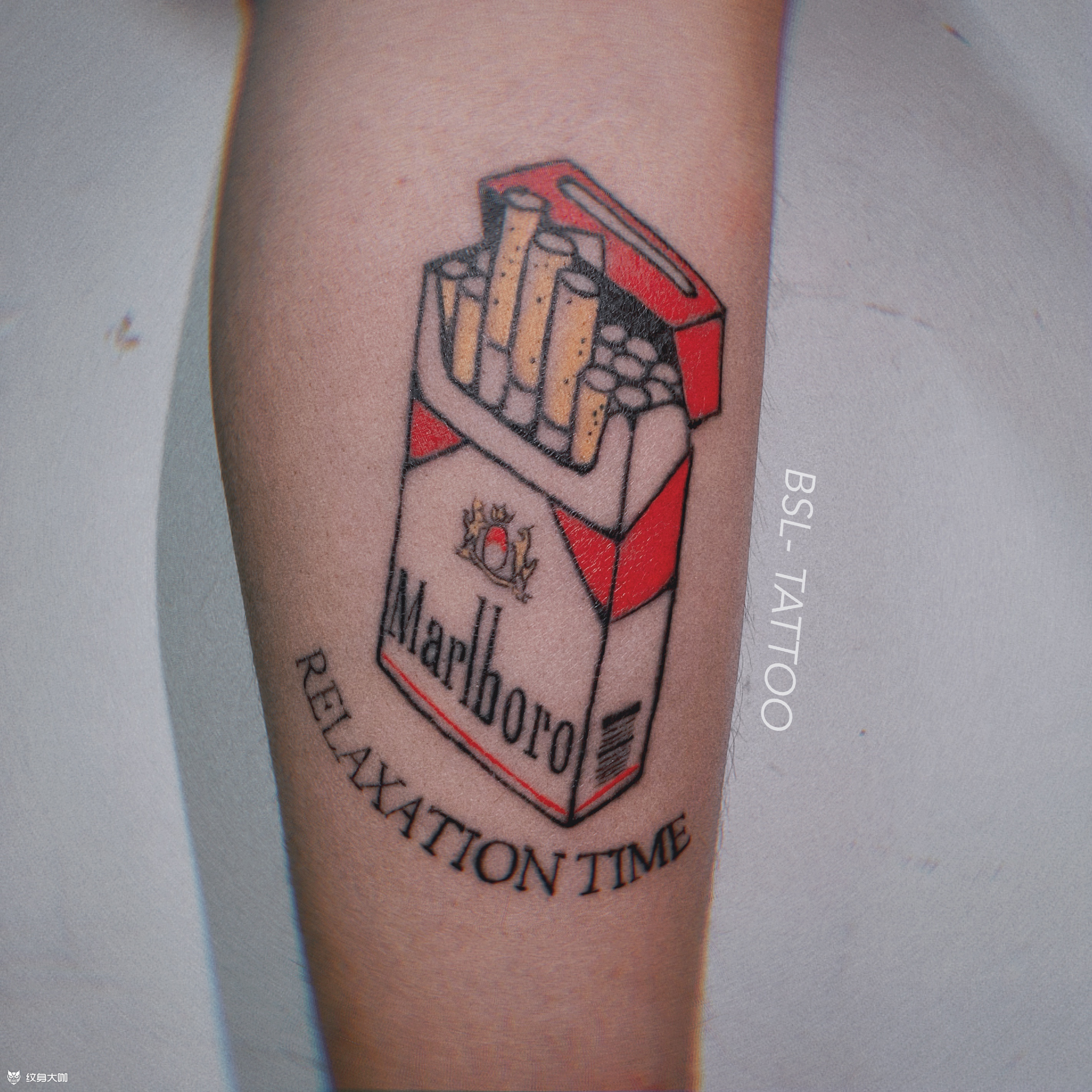 old school:万宝路_纹身图案手稿图片_7815andy的纹身作品集