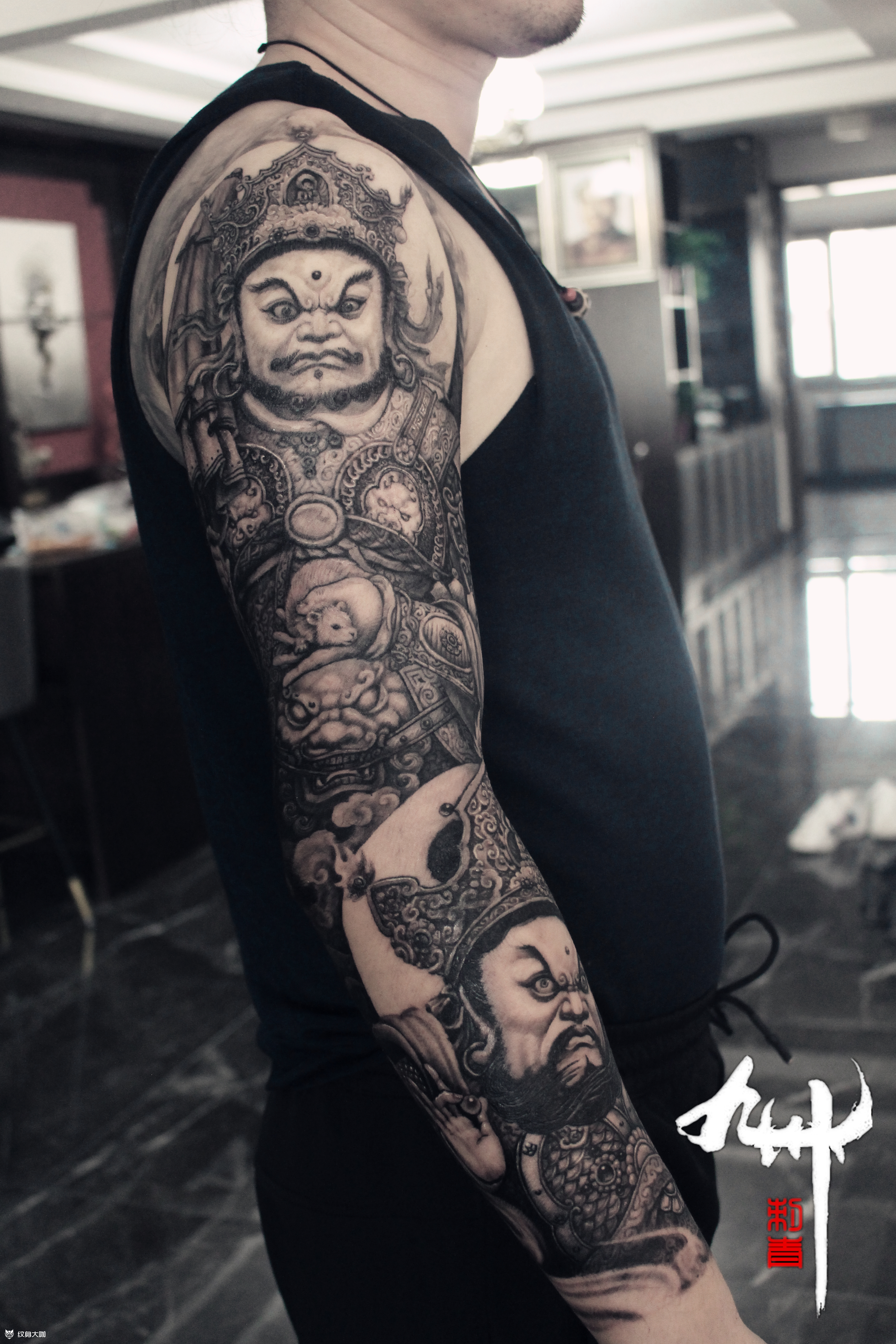 四大天王之雨顺前几天的四大天_纹身吧社区 - 纹身大咖