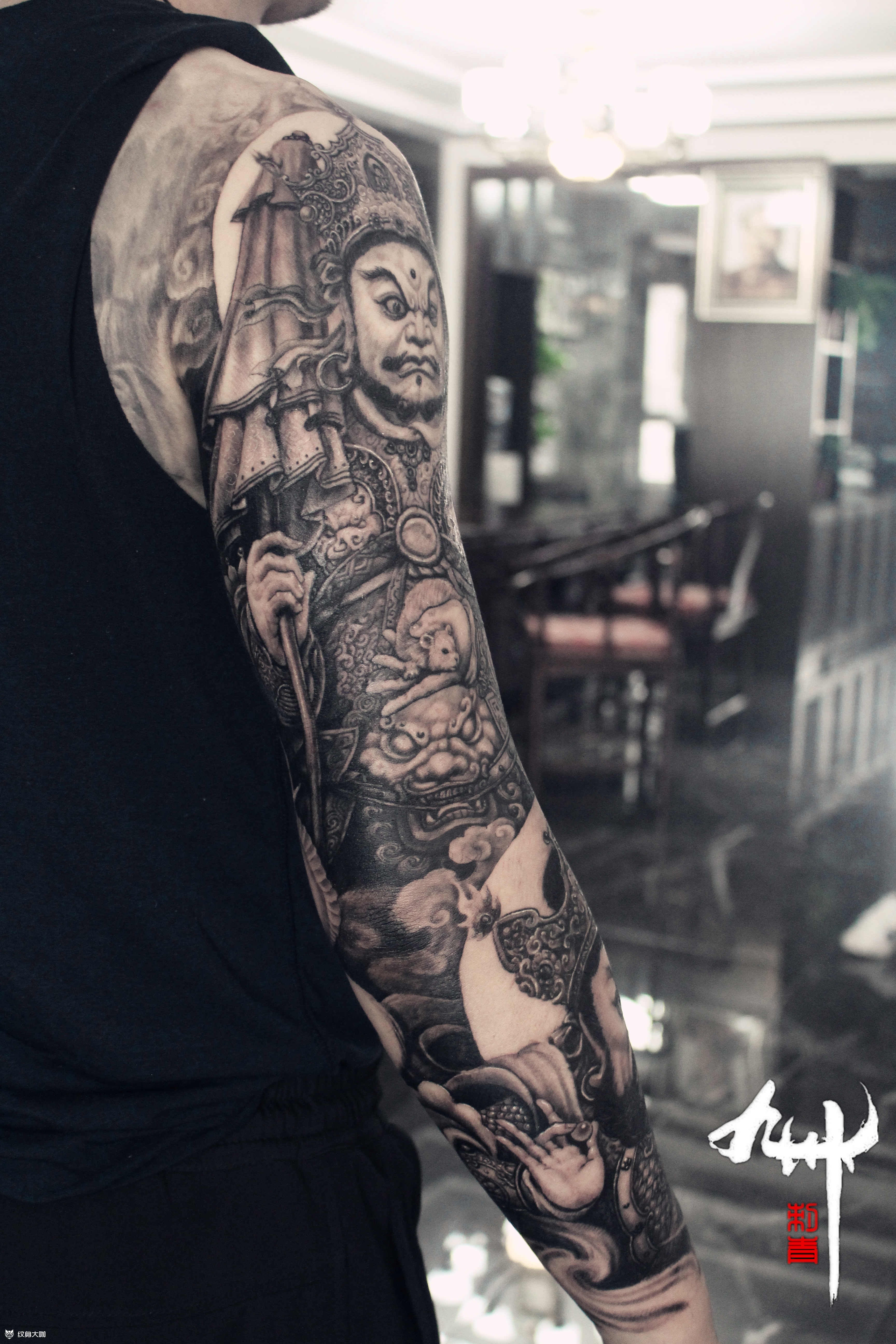 四大天王之雨顺前几天的四大天_纹身吧社区 - 纹身大咖