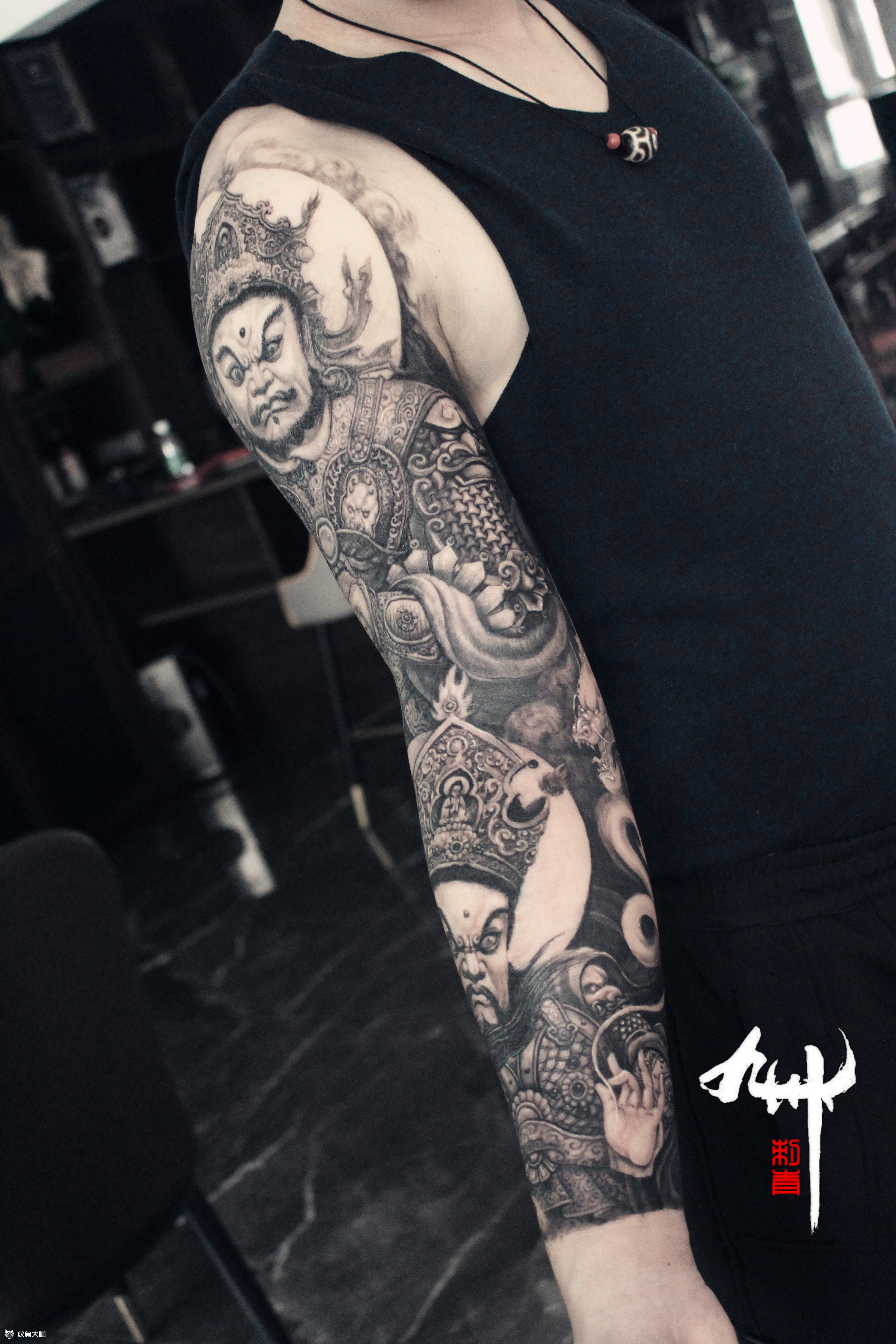 四大天王之雨顺前几天的四大天_纹身吧社区 - 纹身大咖