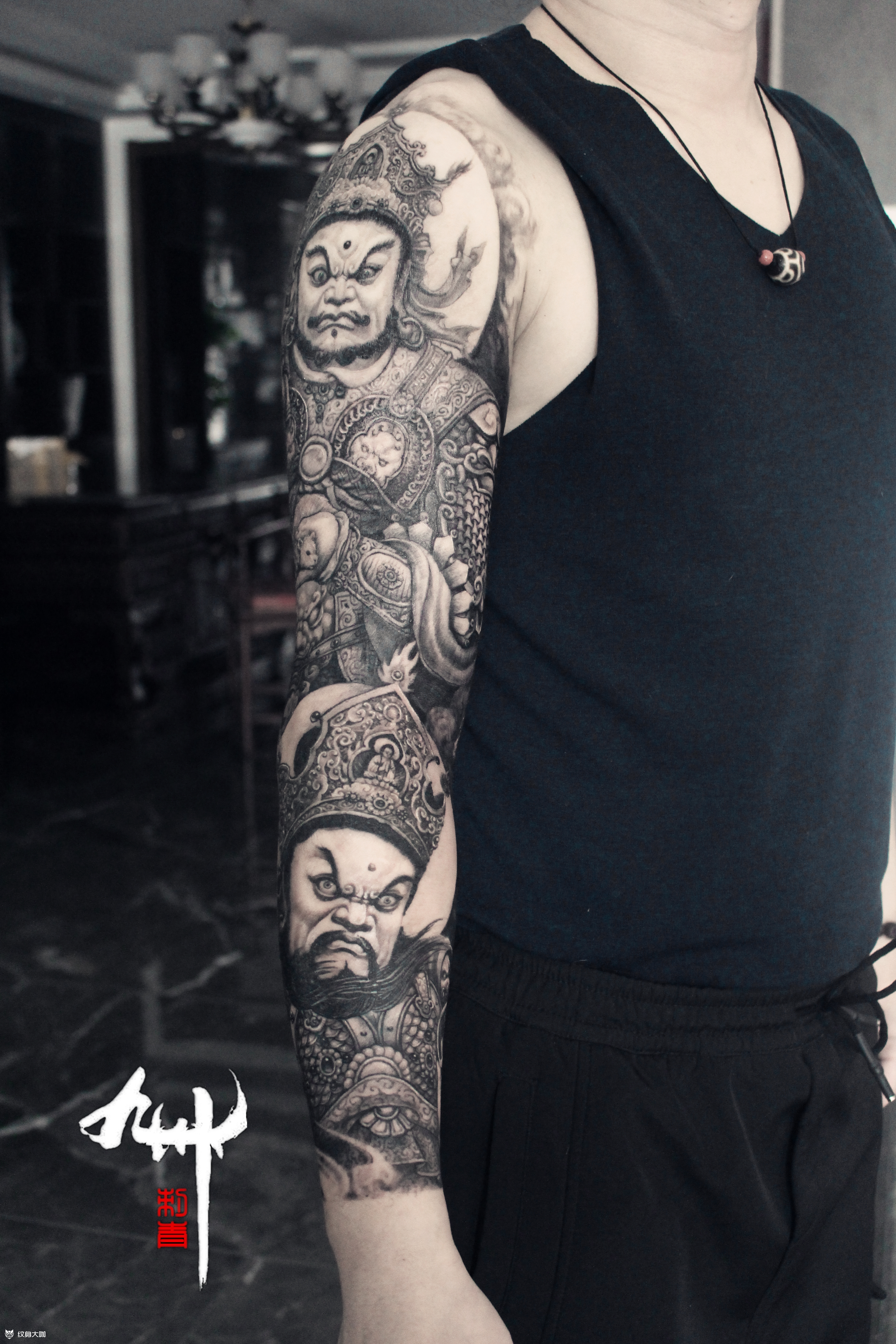 四大天王之雨顺前几天的四大天_纹身吧社区 - 纹身大咖