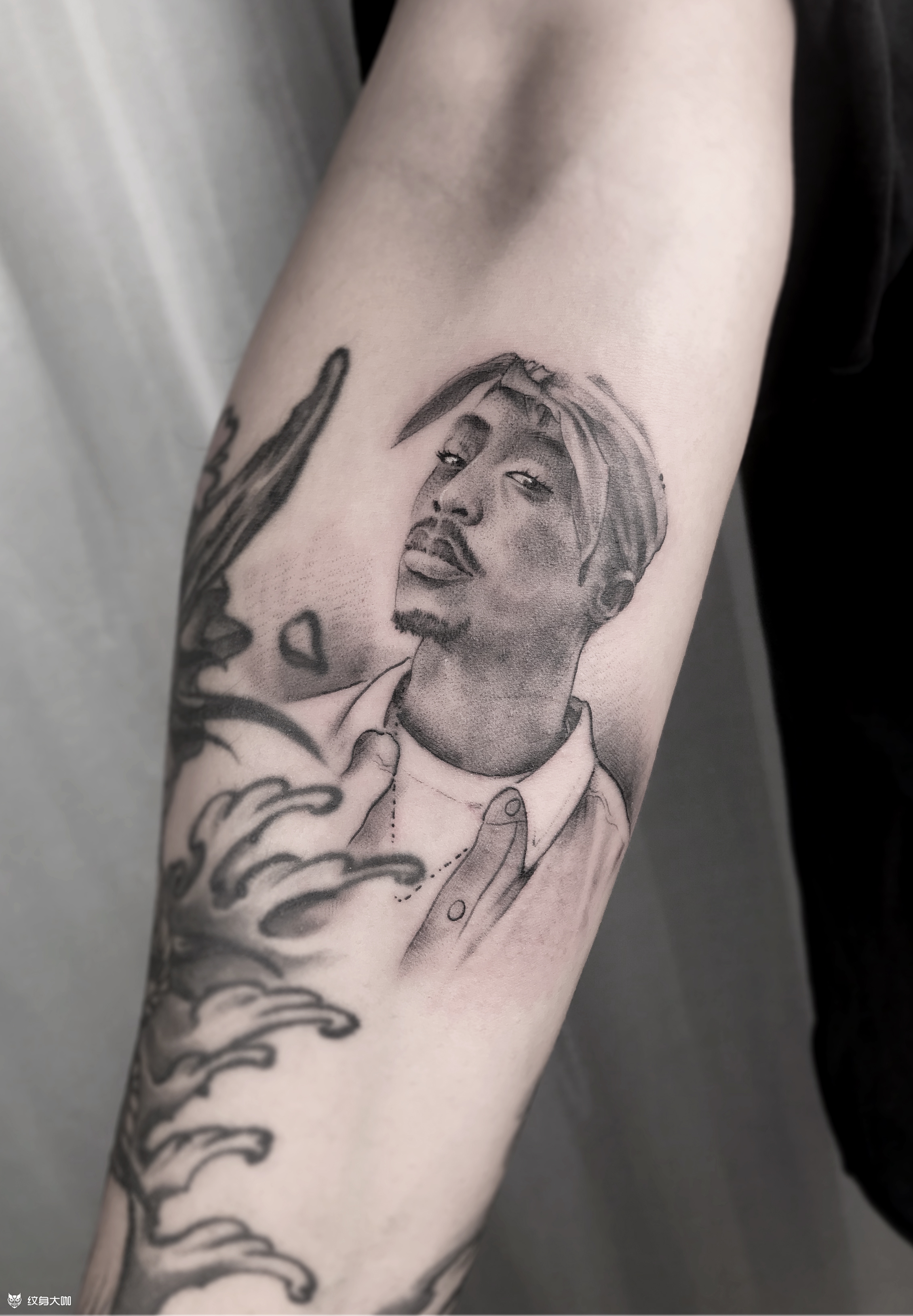 2pac_纹身图案手稿图片_郑辰的纹身作品集