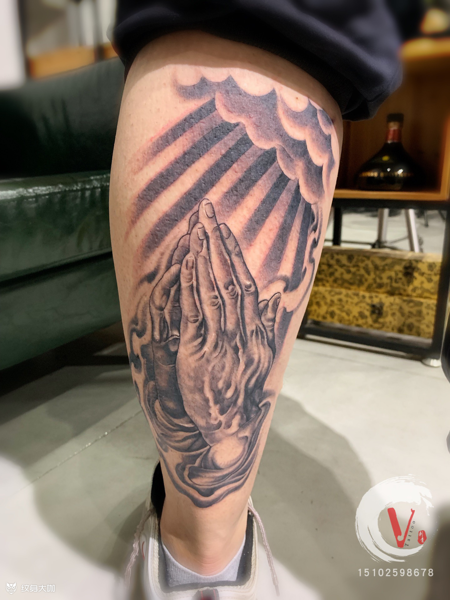 佛手_纹身图案手稿图片_小伟的纹身作品集