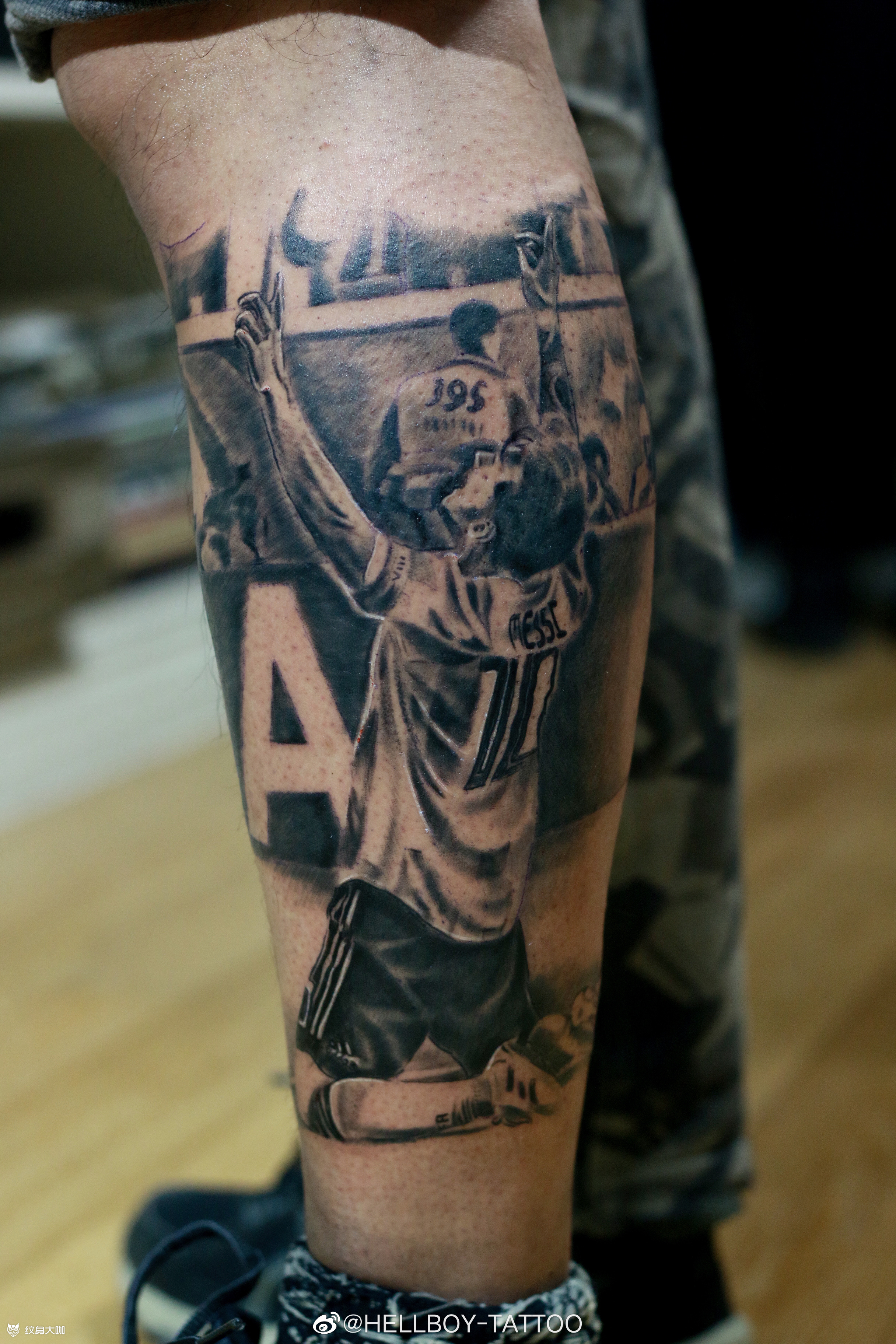 梅西小腿_纹身吧社区 - 纹身大咖