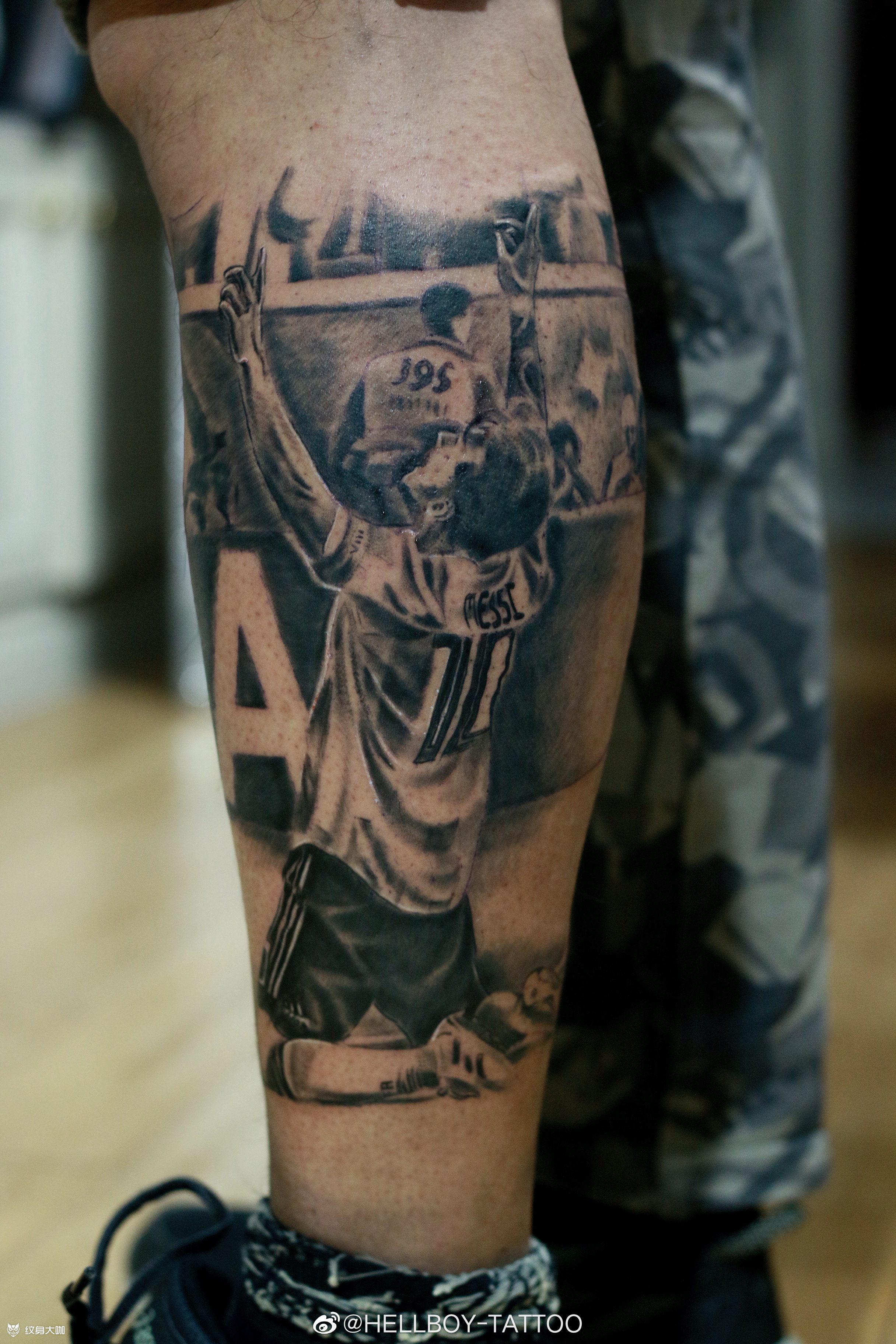 梅西小腿_纹身吧社区 - 纹身大咖