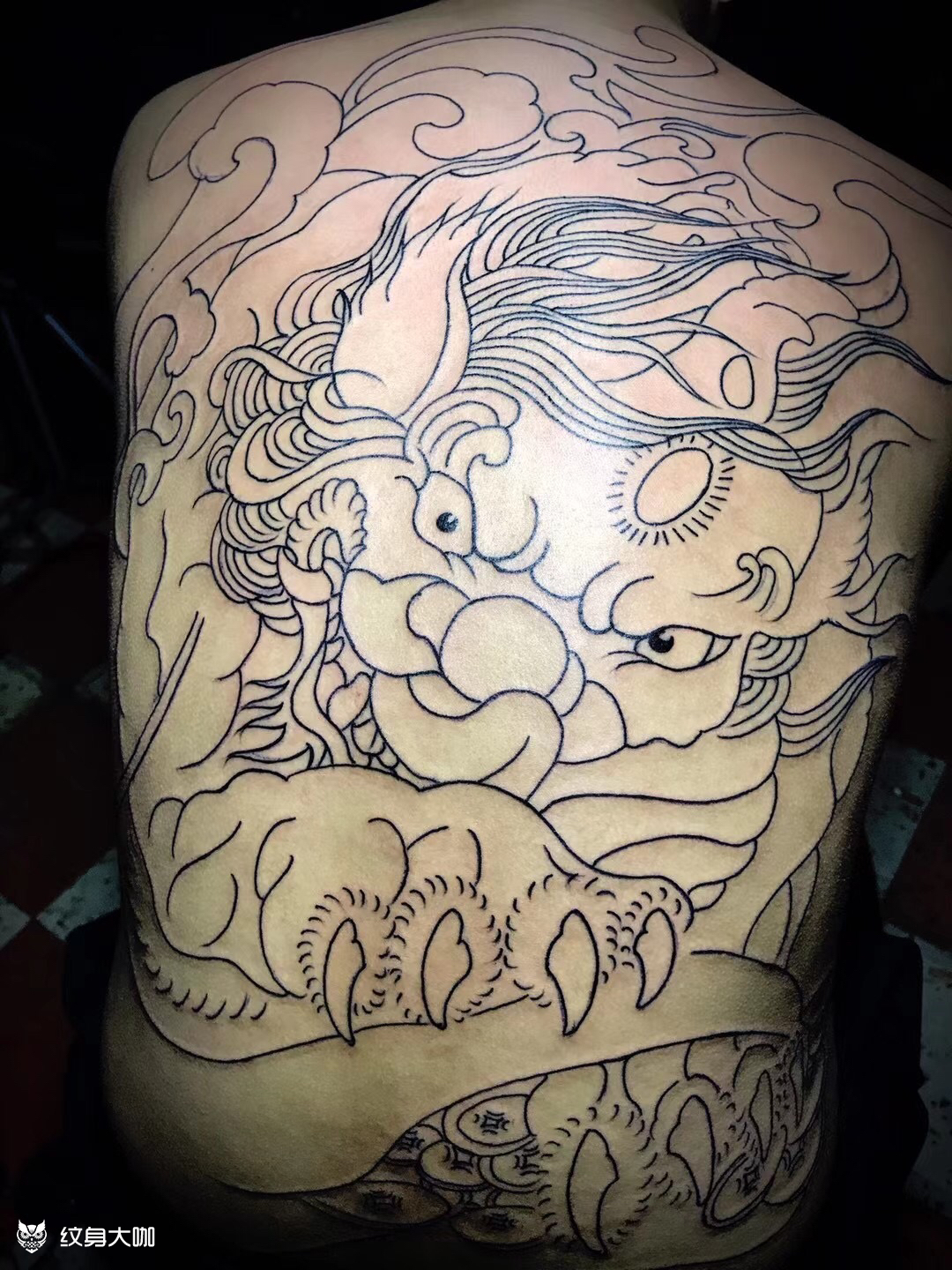 貔貅_纹身图案手稿图片_天水翰墨文身的纹身作品集