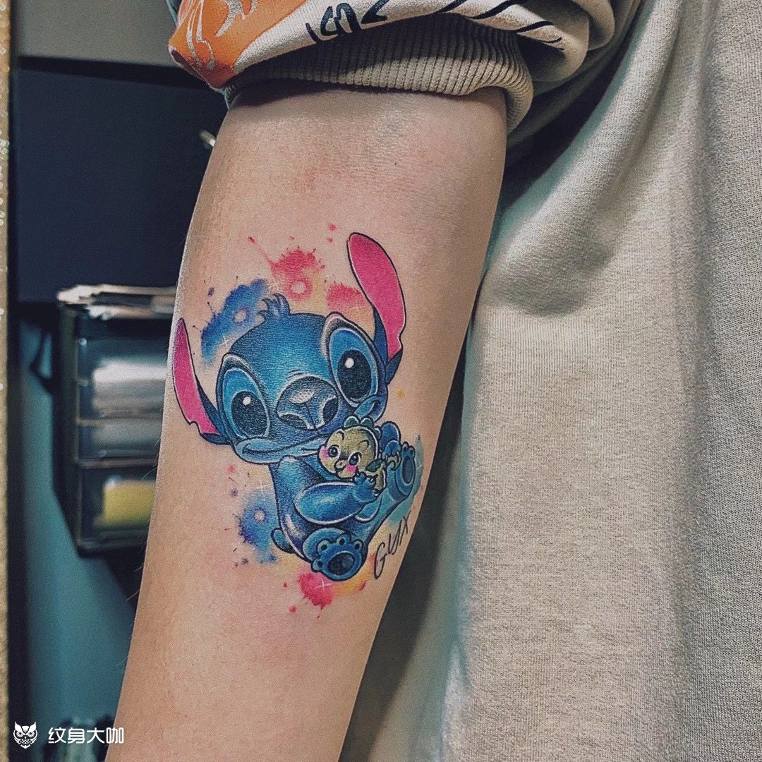 史迪仔_纹身图案手稿图片_二喜的纹身作品集